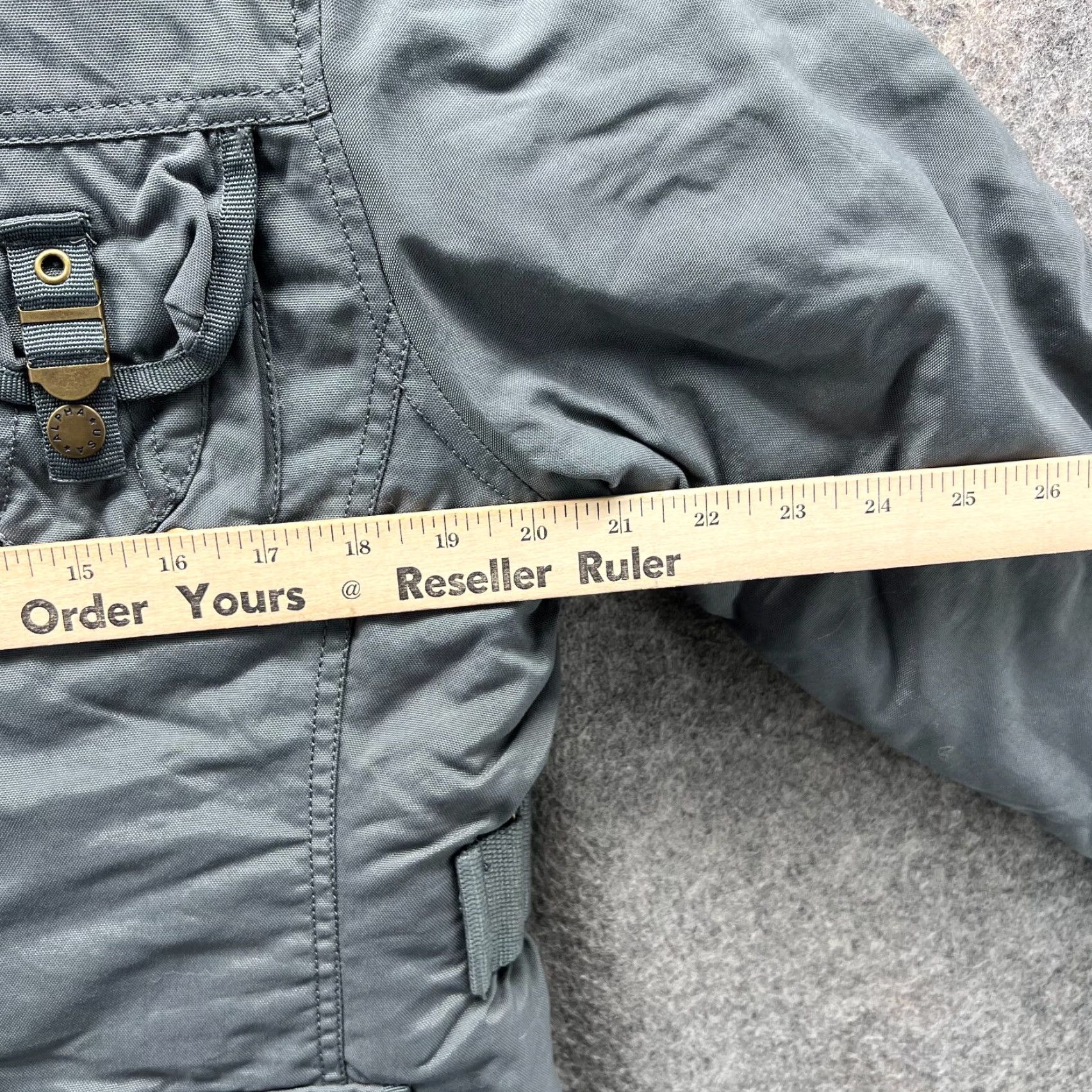 Vintage VINTAGE Alpha Industries Jacket Men Medium Military Field Gray Full Zip Winter Nylon M65 Size US M / EU 48-50 / 2 - 7 Thumbnail