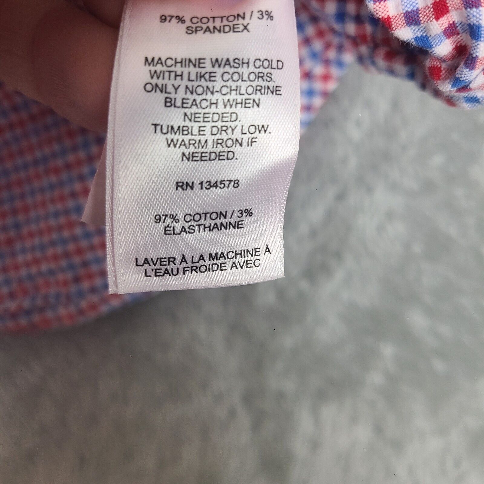 Vineyard Vines Vineyard Vines Men's Gingham Stretch Poplin Shirt Plaid Size Size US M / EU 48-50 / 2 - 4 Thumbnail