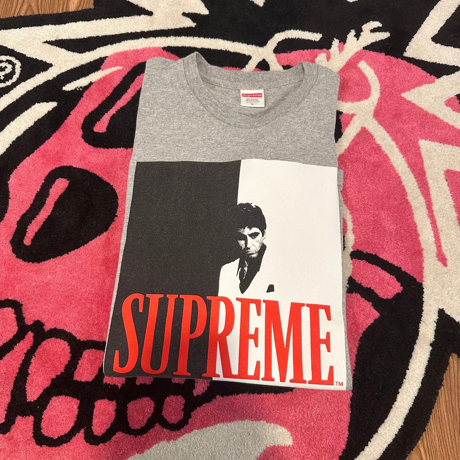 トップス Supreme Scarface Split Tee SUPREME SCARFACE SPLIT T SHIRT WHITE SIZE SMALL | eBay