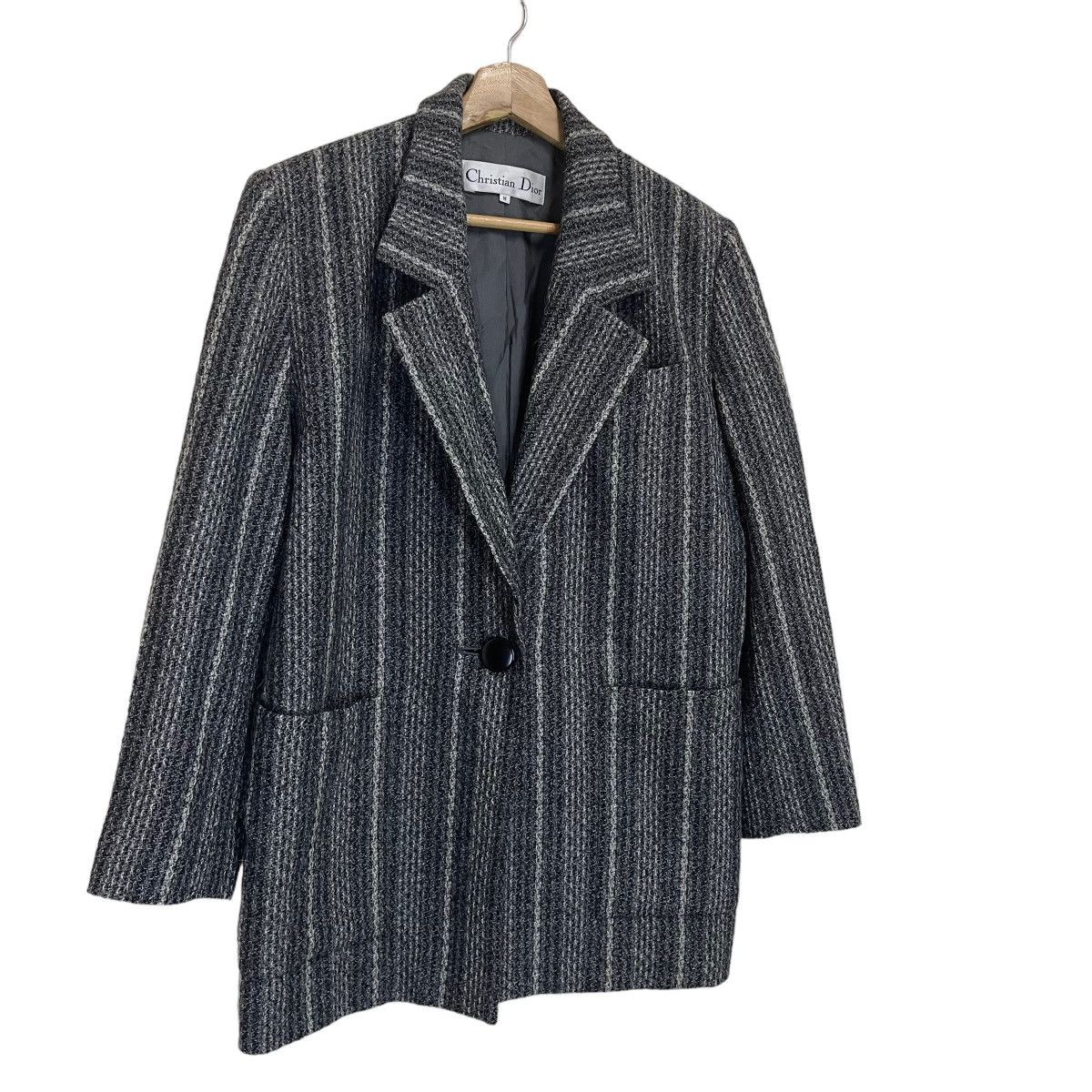 Christian Dior Monsieur Vintage 90s Christian Dior Button Coat Blazer Size US M / EU 48-50 / 2 - 2 Thumbnail