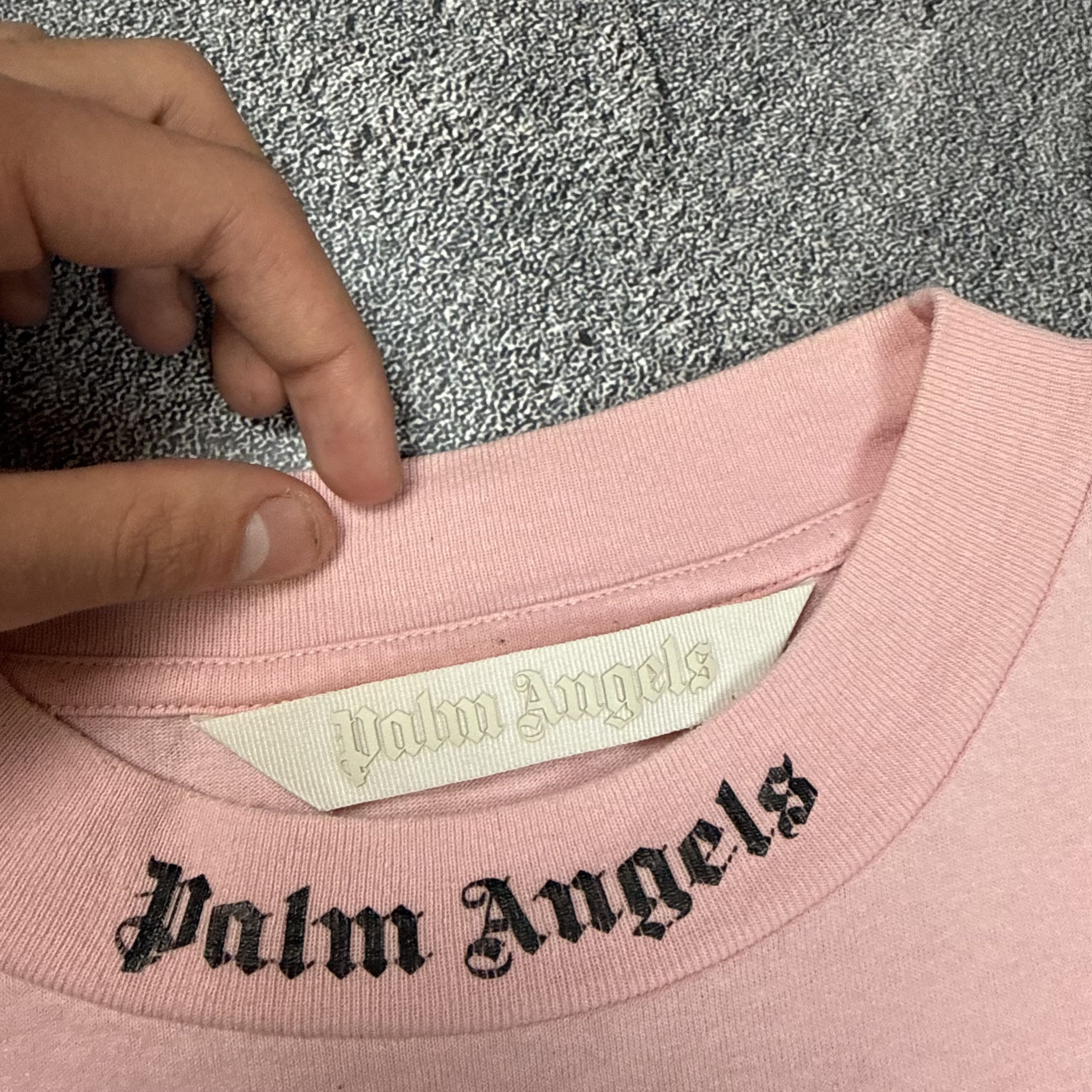 Palm Angels Palm Angels Pink Classic Logo Oversized T-shirt Size US L / EU 52-54 / 3 - 6 Thumbnail