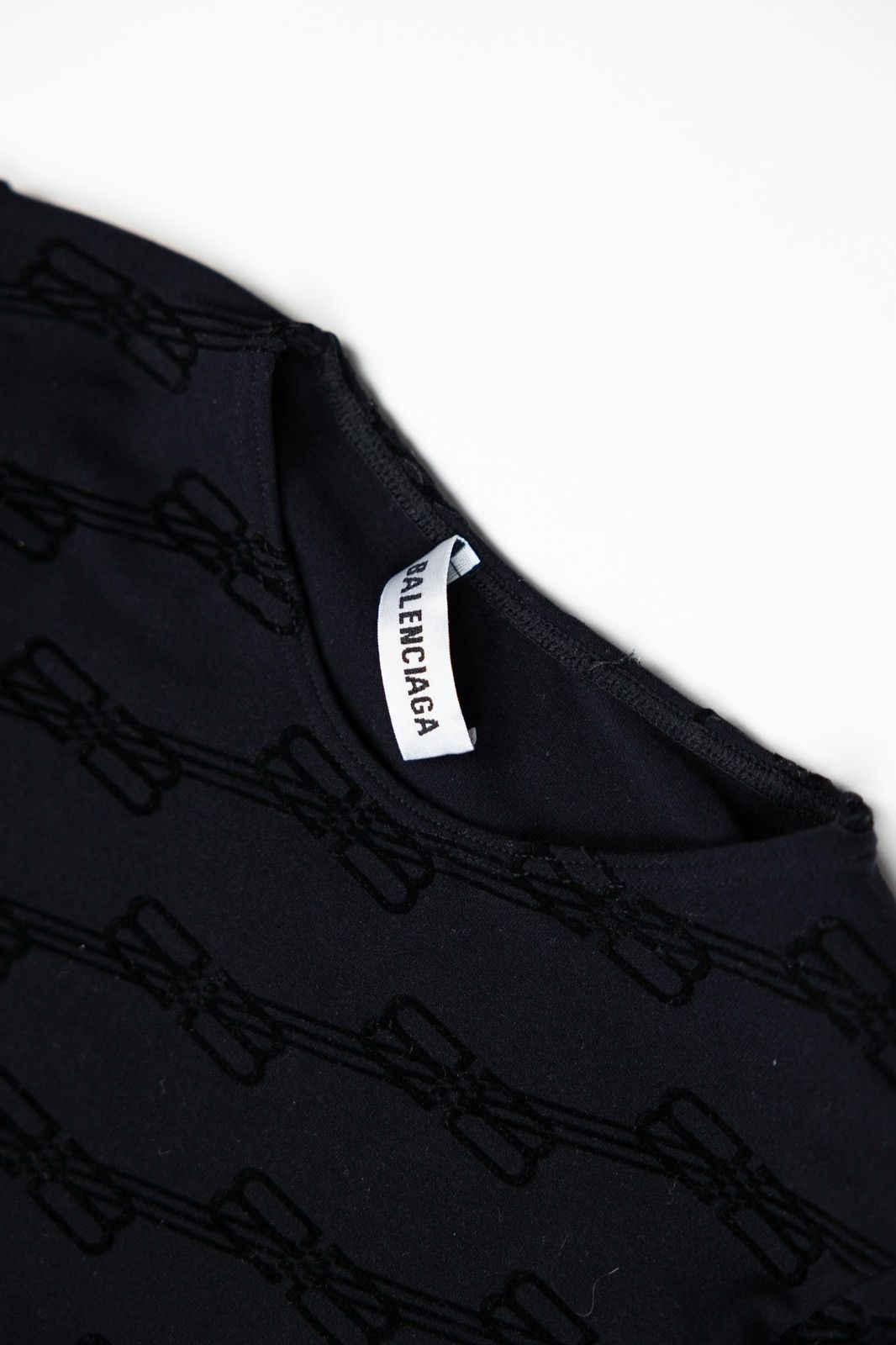 Balenciaga Balenciaga BB Monogram Elastic Long Sleeve Top Size S / US 4 / IT 40 - 4 Thumbnail