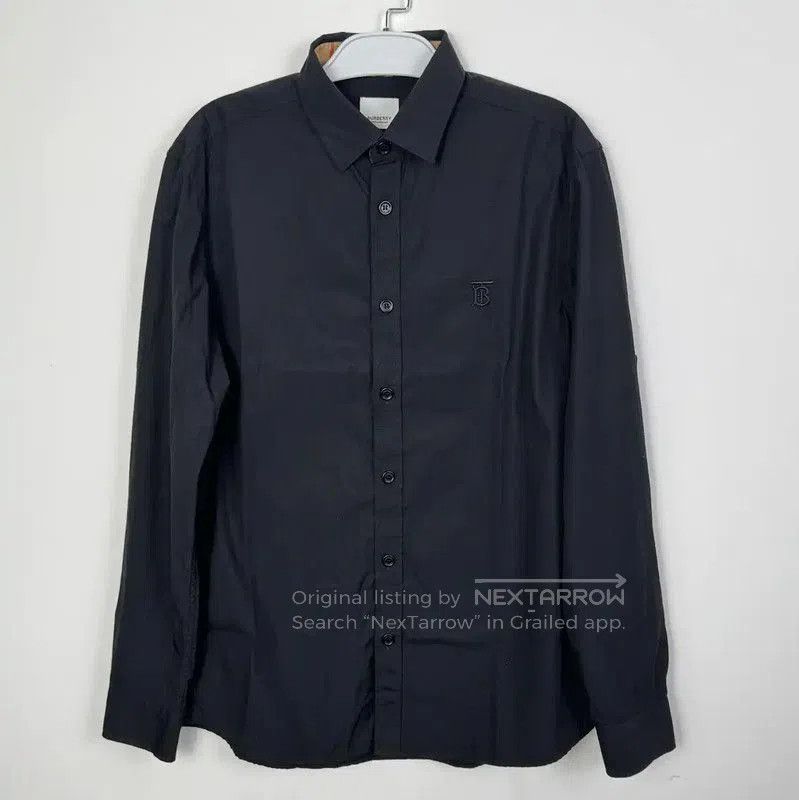 Burberry Burberry Black Check Long Sleeve Shirt. Size US M / EU 48-50 / 2 - 1 Thumbnail