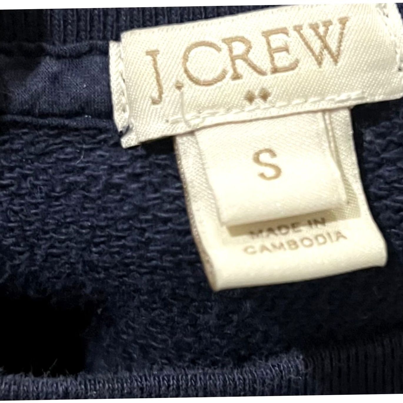 J.Crew J.Crew Navy Sweatshirt Gold Elephant Graphic Knit Top Womens Sz S Size S / US 4 / IT 40 - 6 Thumbnail