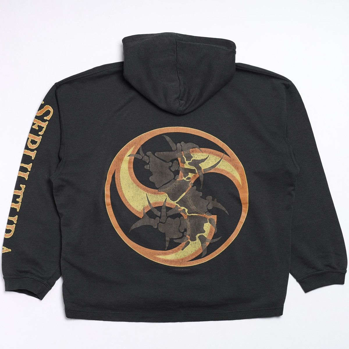 Band Tees Vintage Sepultura 90s Hoodie 1998 Against Size US L / EU 52-54 / 3 - 2 Thumbnail
