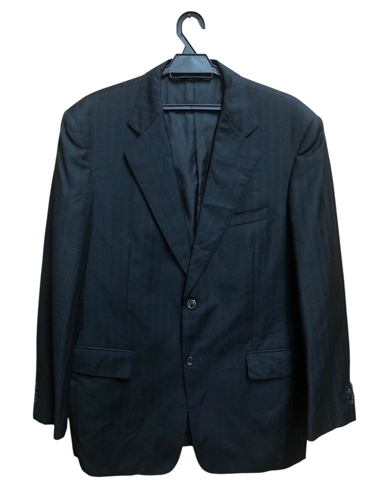Ermenegildo Zegna Ermenegildo Zegna Wool Stripe Blazer Size US M / EU 48-50 / 2 - 1 Thumbnail