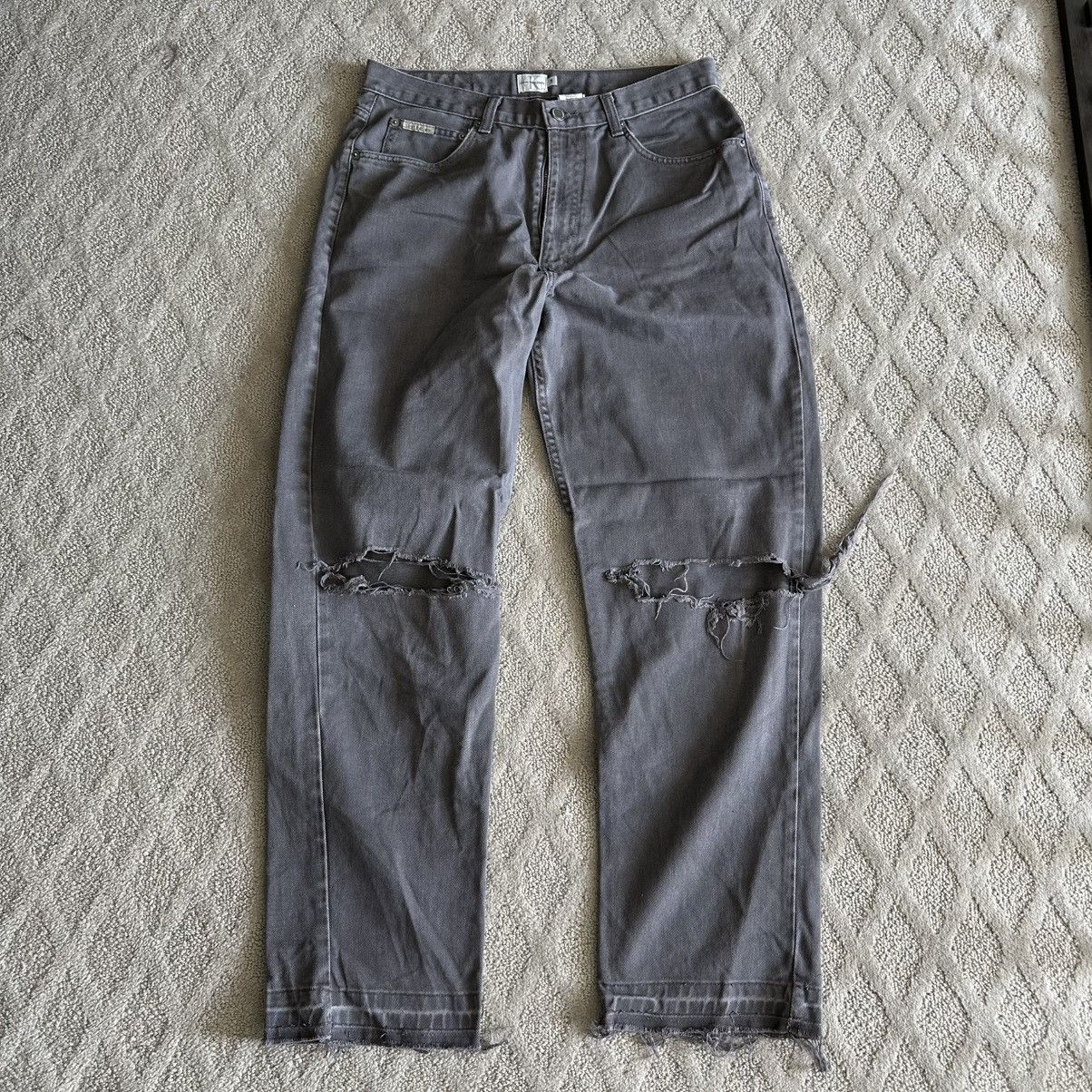 Calvin Klein × Vintage Vintage 90s Calvin Klein Denim Size US 33 - 1 Thumbnail