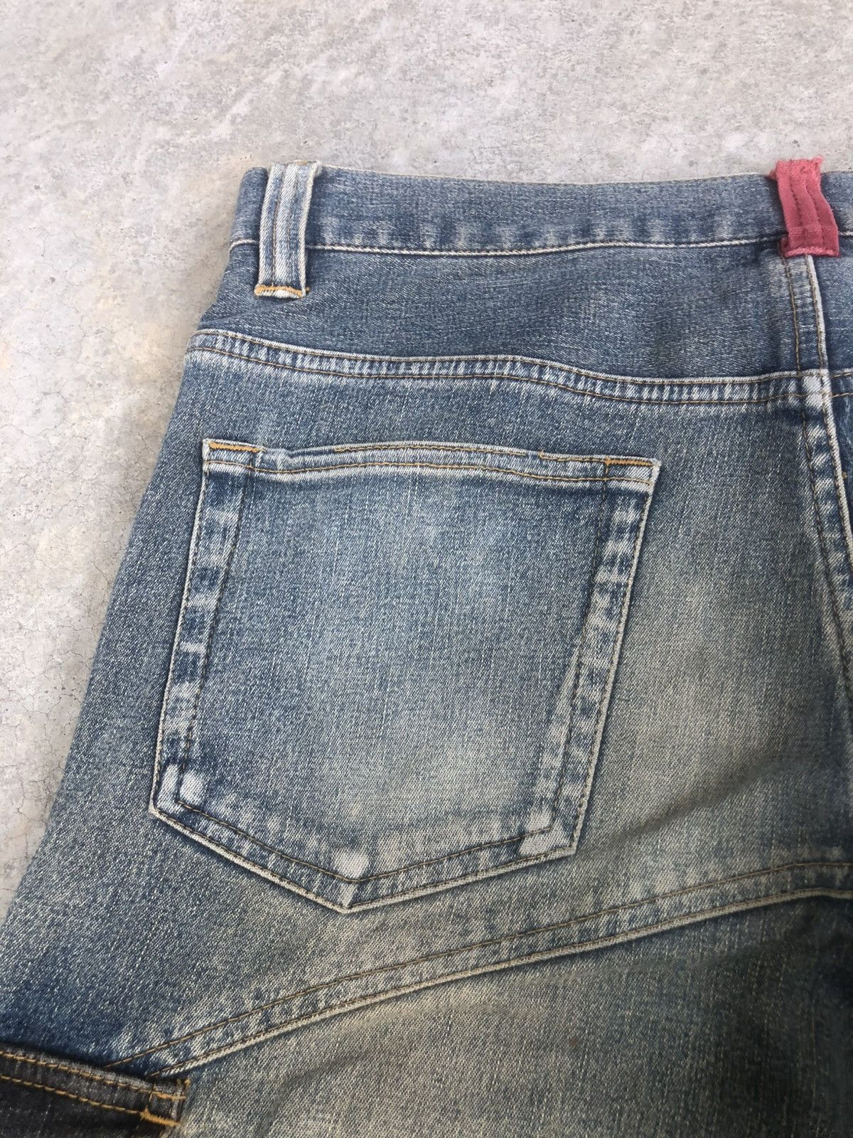 If Six Was Nine Japanese Modern Lover Flared Jeans Distressed Patchwork Size US 32 / EU 48 - 16 Thumbnail