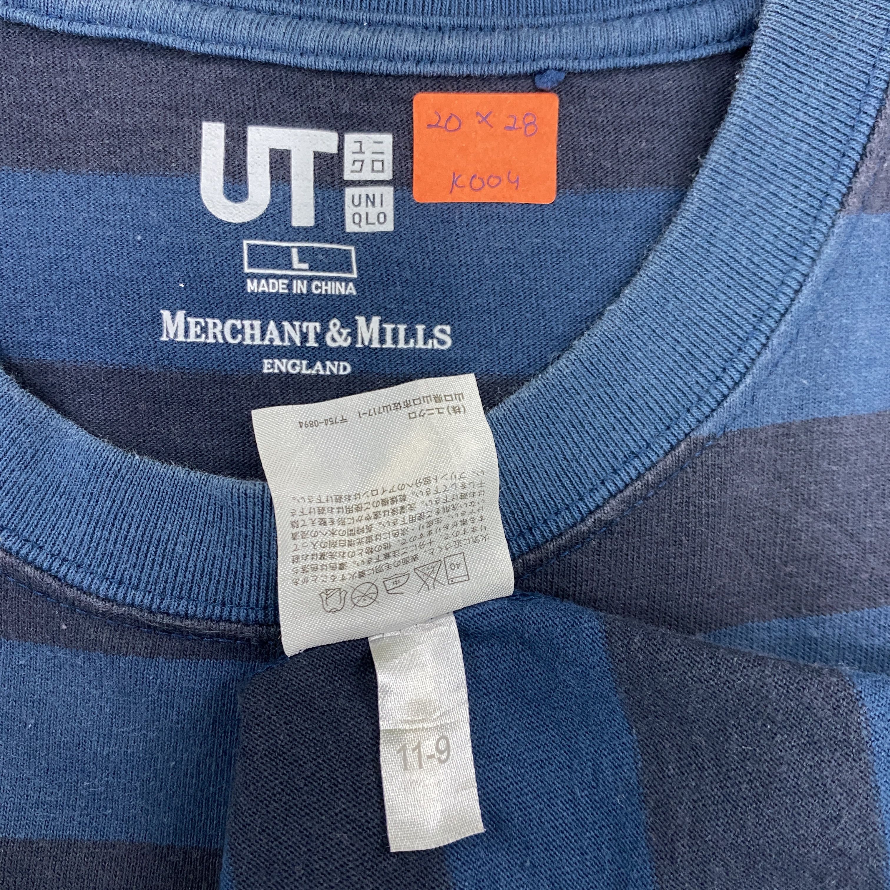 Japanese Brand Merchant And Mills x Uniqlo Tshirt - K004 Size US M / EU 48-50 / 2 - 4 Thumbnail