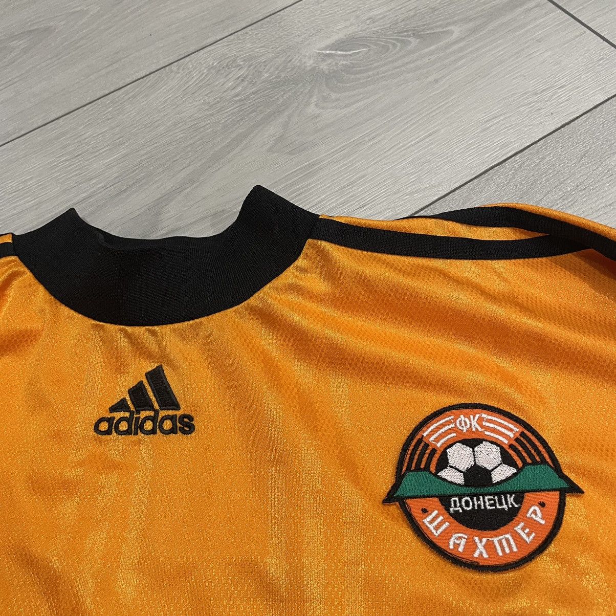 Adidas Rare 90s DCC adidas DONETSK Shakhtar goalkeeper Jersey LONG Size US L / EU 52-54 / 3 - 3 Thumbnail