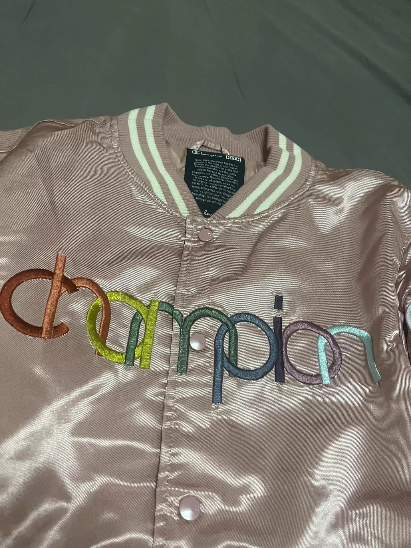 Kith Kith Champion Bball Cotton Baseball Jacket XL New Size US XL / EU 56 / 4 - 3 Thumbnail