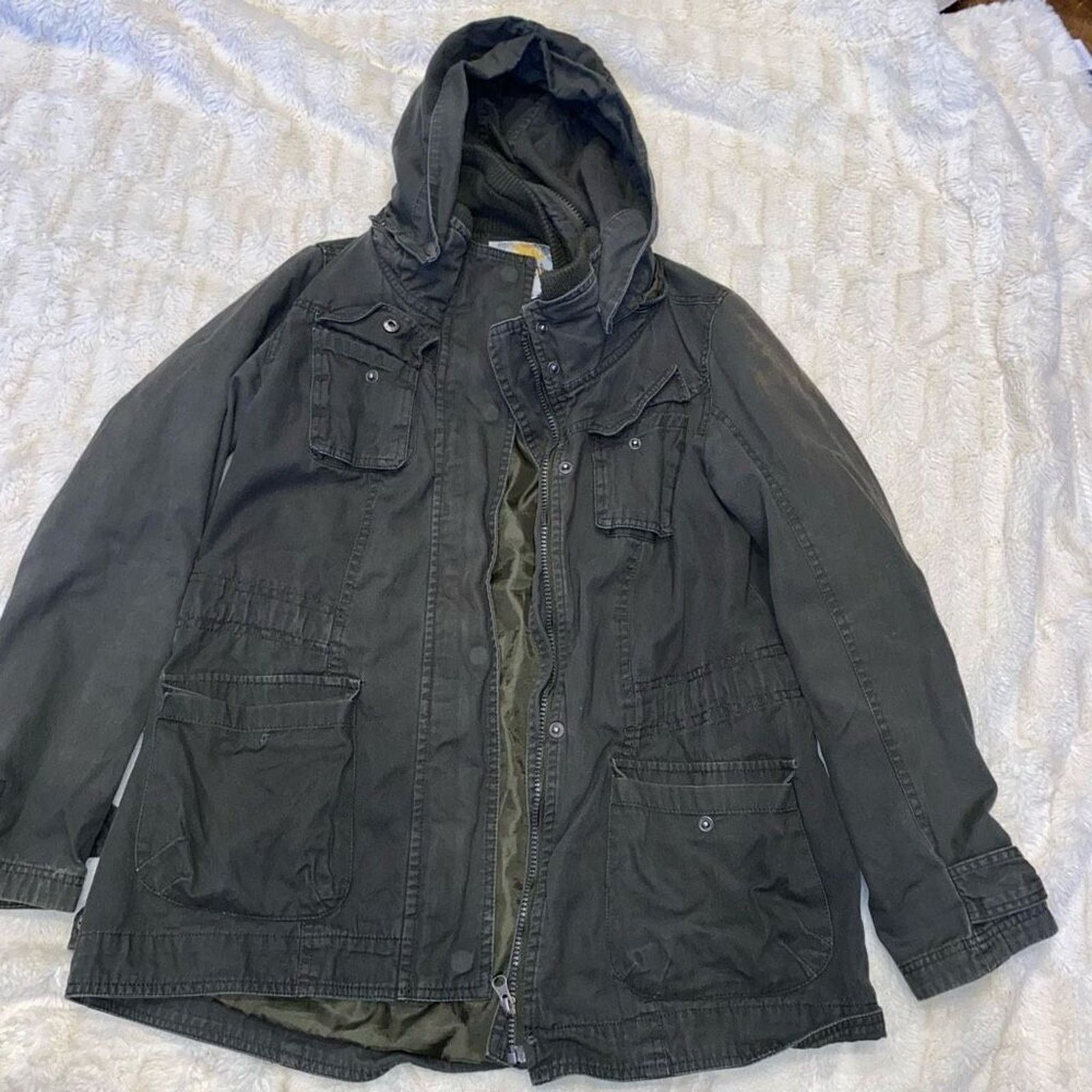 Other Sashimi Olive Green Hooded Military Style Jacket | Sz S Size S / US 4 / IT 40 - 2 Thumbnail