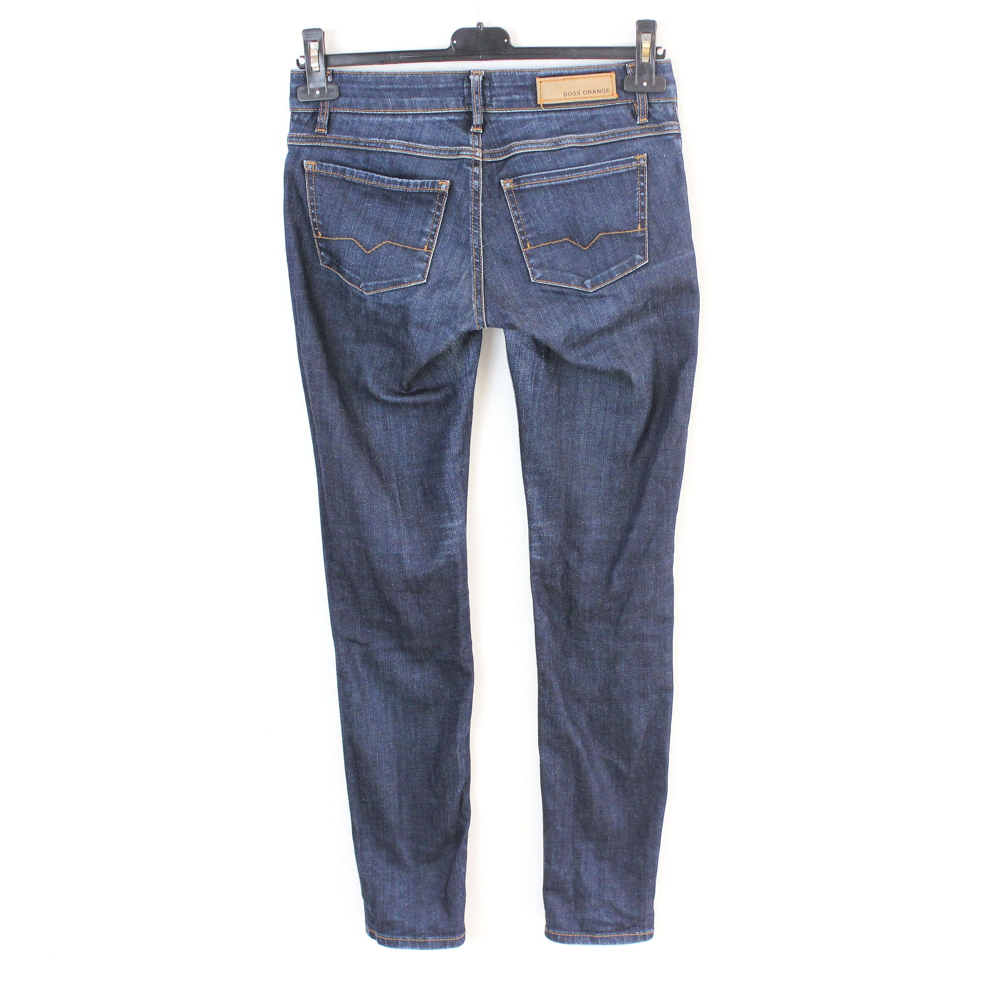 Hugo × Hugo Boss × Japanese Brand Lunja 2 Women W27 L32 Indigo Jeans Raw Pants Trousers Blue Size 27" / US 4 / IT 40 - 4 Thumbnail