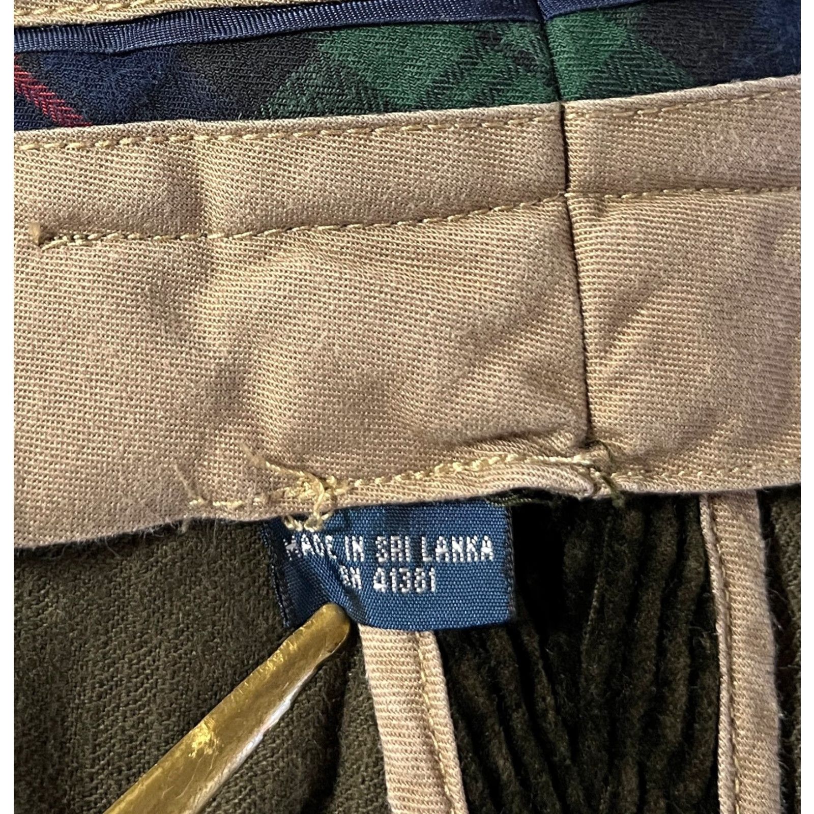 Polo Ralph Lauren Polo Ralph Lauren Men's Corduroy Ethan Pant Vintage Pleated Straight Leg 38x31 Green Chino Casual 100% Cotton Relaxed" Size US M / EU 48-50 / 2 - 7 Thumbnail