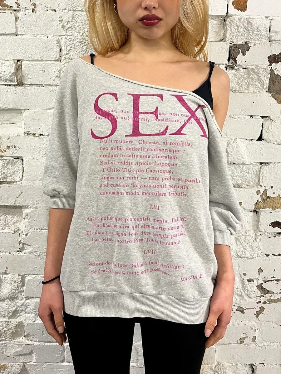 Dolce & Gabbana SS2003 Dolce & Gabbana Sex Grey Sweater Size M / US 6-8 / IT 42-44 - 3 Thumbnail