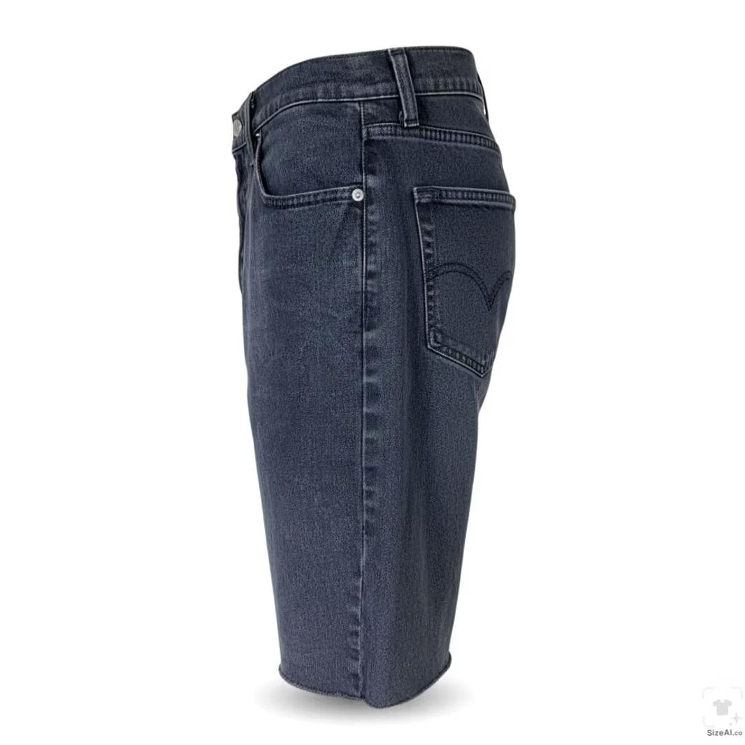 Levi's Levi's Shorts Mens 34 Gray Charcoal Denim Slim Bermuda 10 Inseam Stretch Casual 5-Pocket Mens Size US 34 / EU 50 - 3 Thumbnail