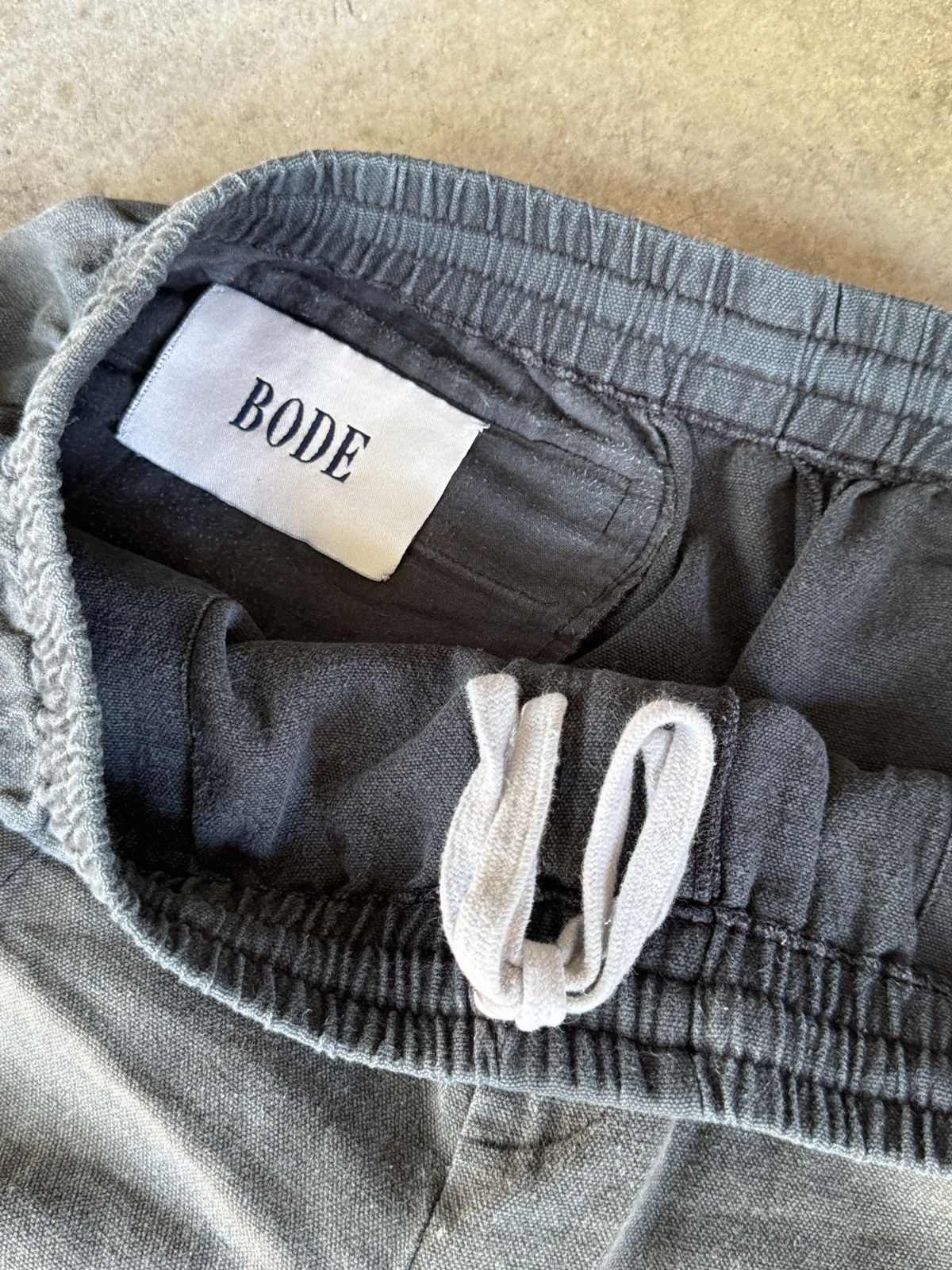 Bode Bode Checkerboard Chainstitched Rugby Shorts Black Size US 34 / EU 50 - 3 Thumbnail