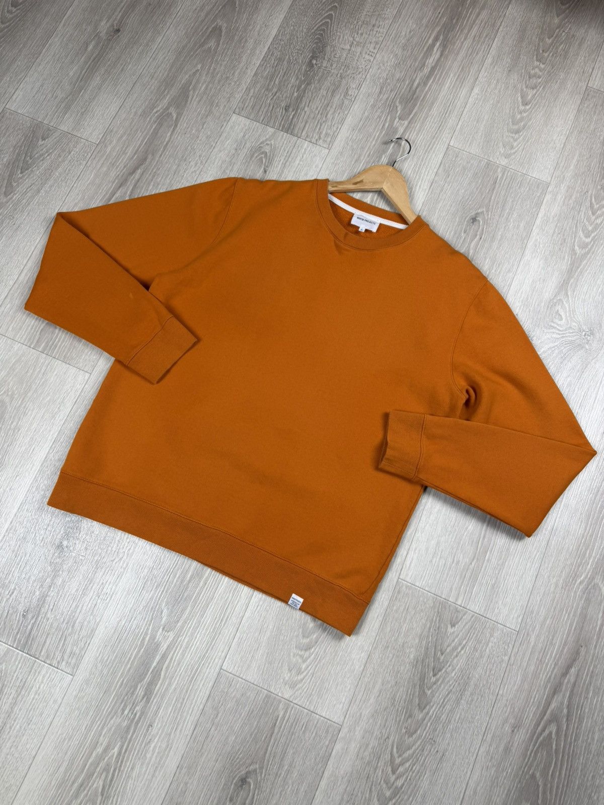 Norse Projects Norse Projects Crew Neck Orange Sweatshirt Size XL Size US XL / EU 56 / 4 - 3 Thumbnail