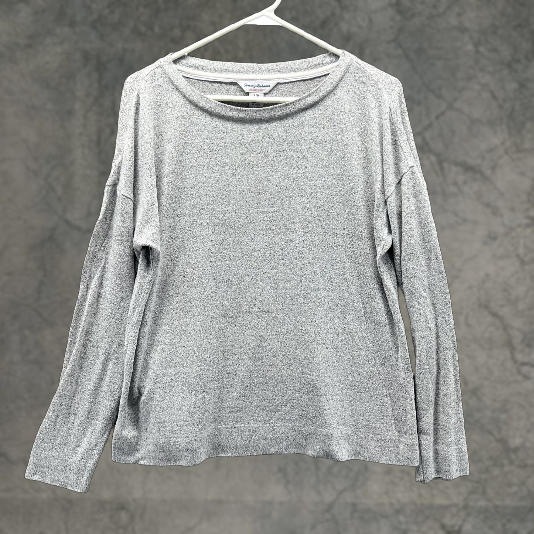 Tommy Bahama Tommy Bahama Sweater Womens Small Gray Island Soft Scoop Neck Knit Pullover Size S / US 4 / IT 40 - 1 Thumbnail