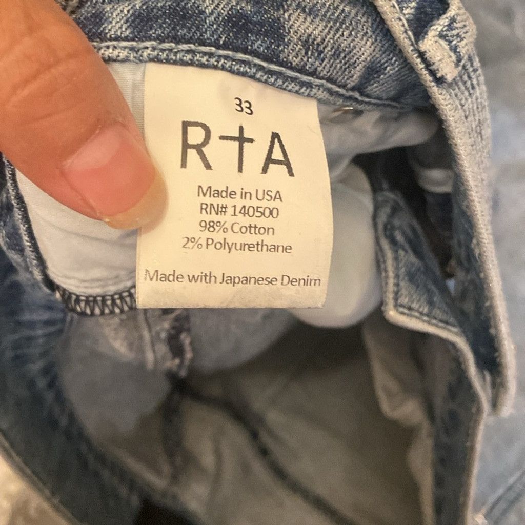 Rta RtA Japanese Denim size 33 Size US 33 - 7 Thumbnail