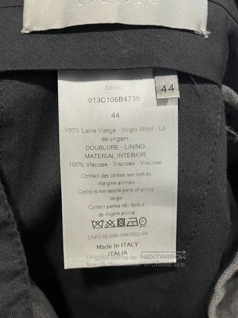 Dior Dior Gray Wool Slacks Size US 28 / EU 44 - 5 Thumbnail