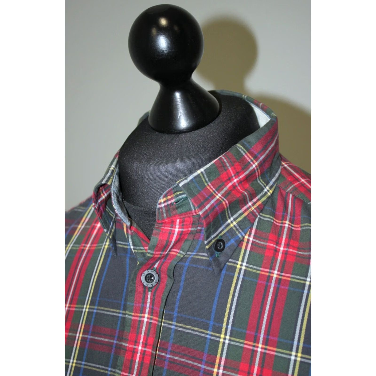 Gant GANT Rugger Mens shirt M check Button-Up Collared Cotton Multicoloured Shirt Mens M Size US M / EU 48-50 / 2 - 2 Thumbnail