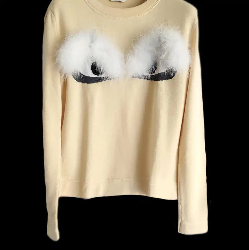Fendi Fendi Yellow Wool Long Sleeve Knitted Sweater 0089 Size S / US 4 / IT 40 - 1 Thumbnail