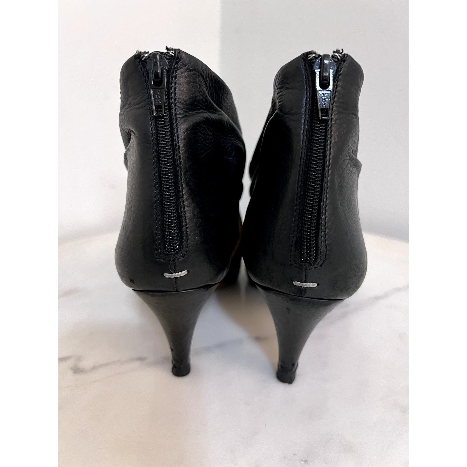 Maison Margiela VINTAGE 2010 Margiela Line 22 Blk Knotted 2.75" Heels EU6.5 Size US 6.5 / IT 36.5 - 3 Thumbnail