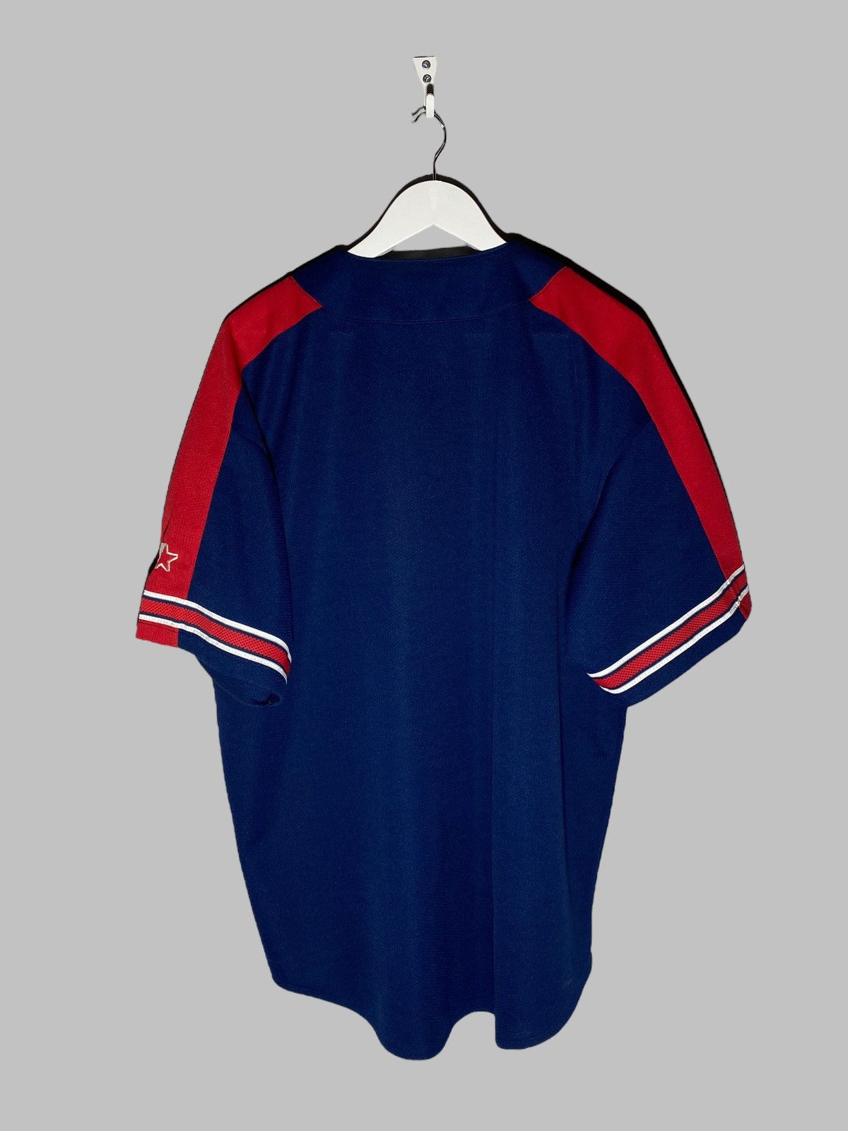 Starter Vintage Starter Cleveland Indians Baseball Jersey Button Up Size US XL / EU 56 / 4 - 2 Thumbnail