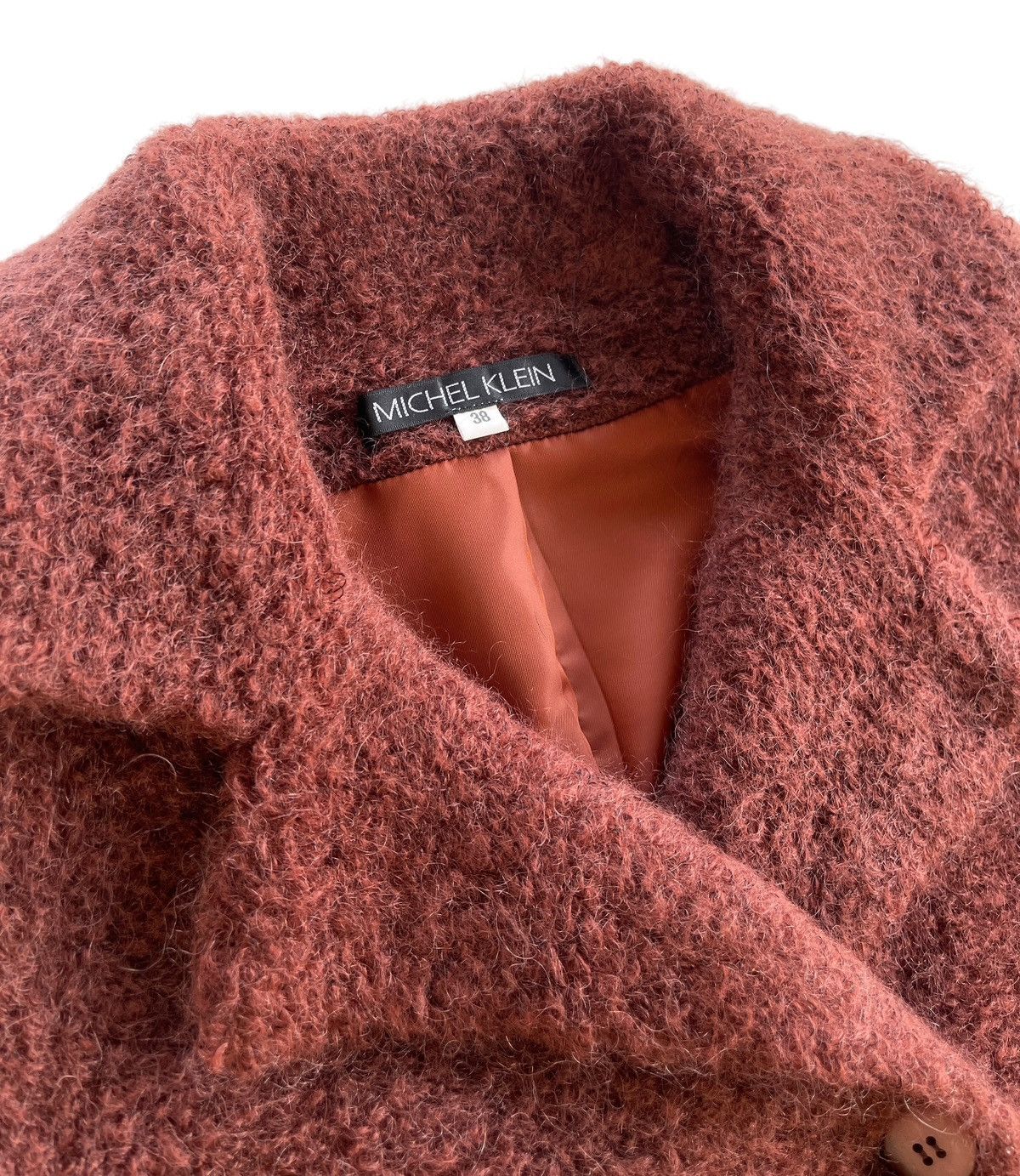 Michel Klein Michel Klein Double Breasted Mohair Coat Size S / US 4 / IT 40 - 5 Thumbnail