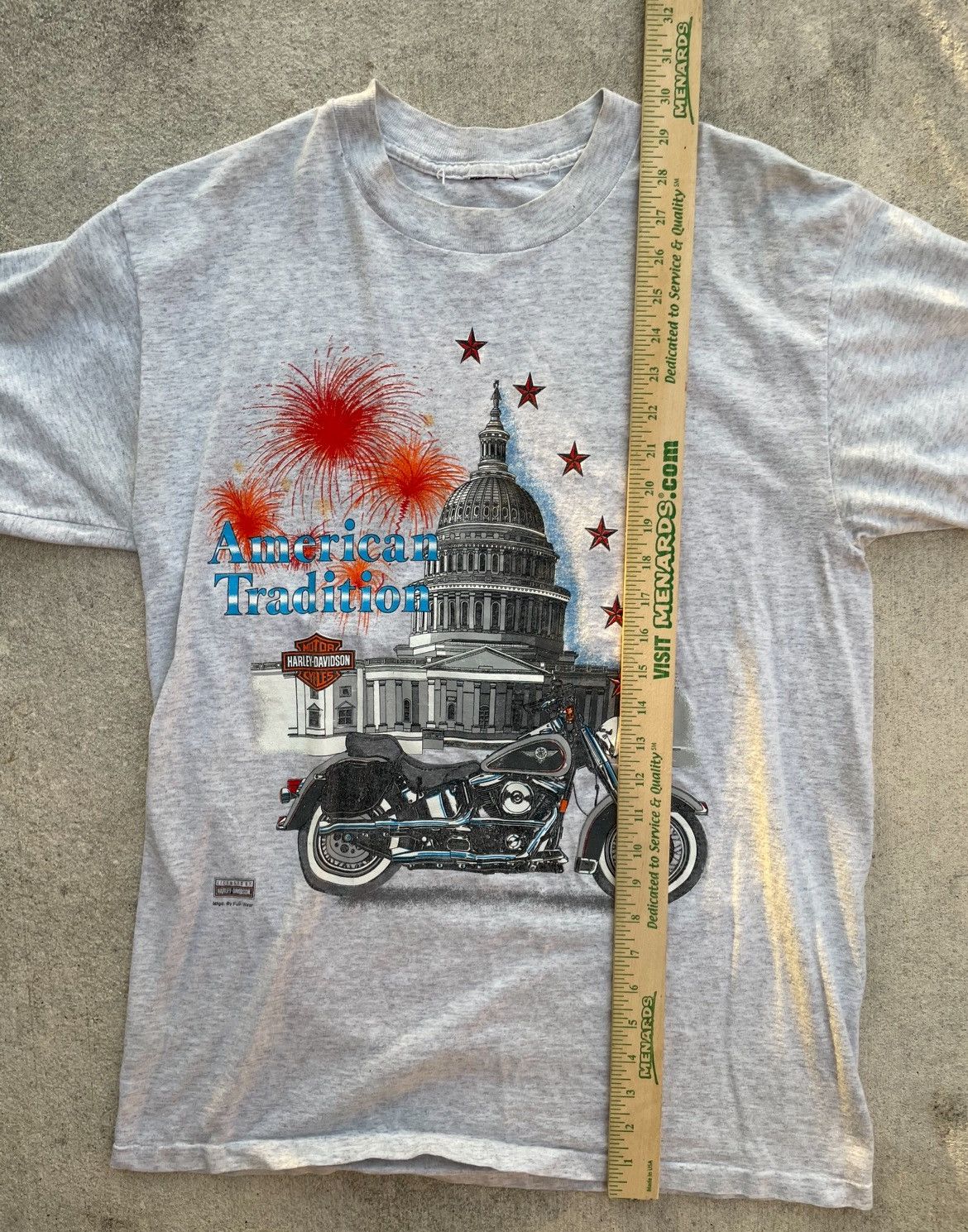 Harley Davidson Vintage 1995 Harley Davidson American Tradition Capitol Size US M / EU 48-50 / 2 - 3 Thumbnail