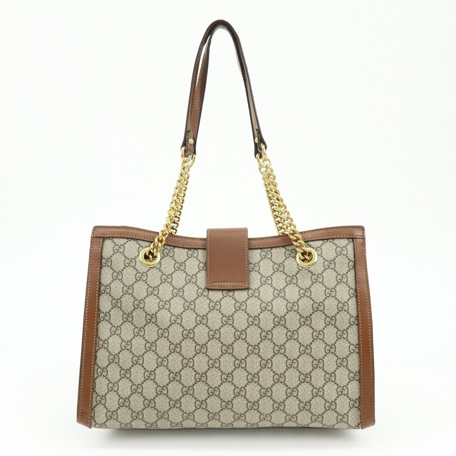 Gucci Gucci Padlock GG Supreme Shoulder Bag Beige Size ONE SIZE - 2 Thumbnail