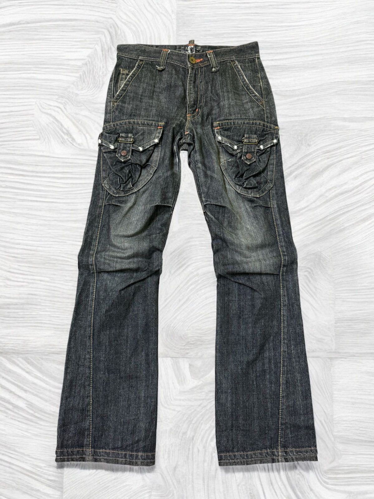 Edwin FLARE EDWIN DISTRESSED TACTICAL 3D MULTIPOCKET Size US 30 / EU 46 - 1 Thumbnail