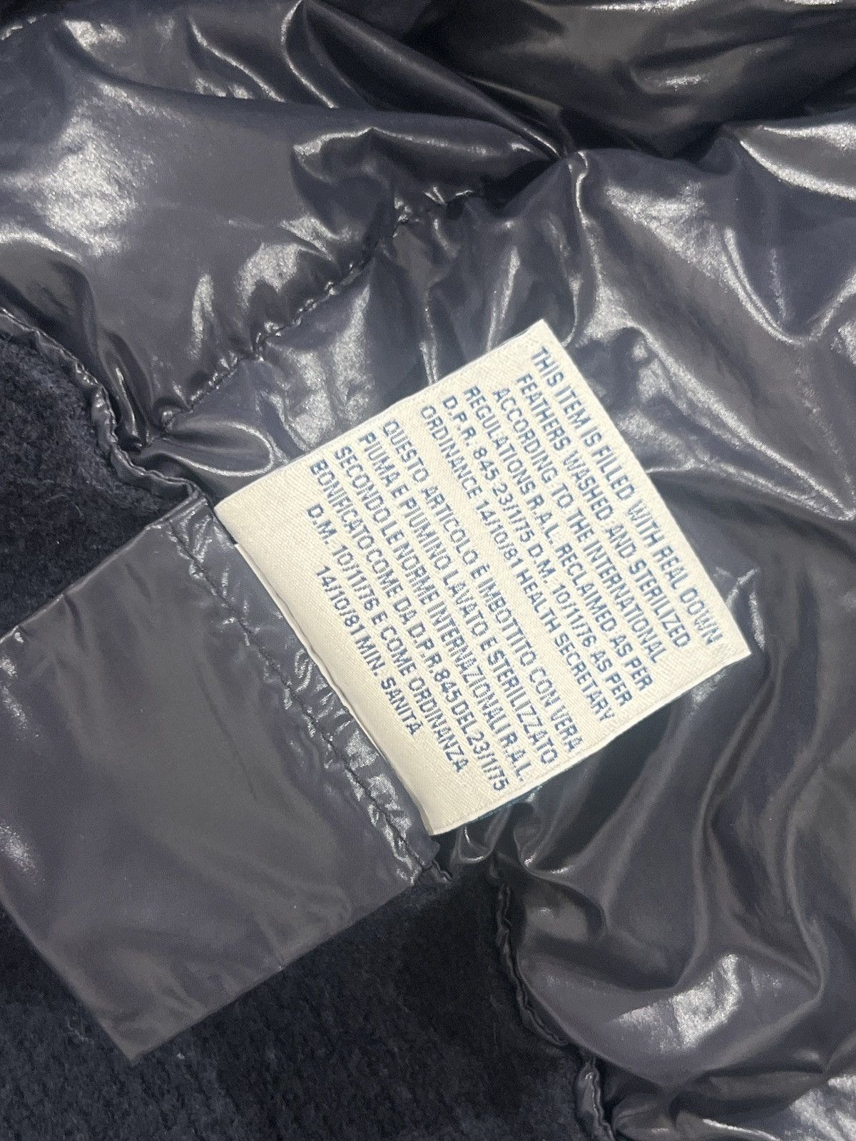 Moncler Navy Blue Moncler Zip Up Size XXL Size US XXL / EU 58 / 5 - 10 Thumbnail