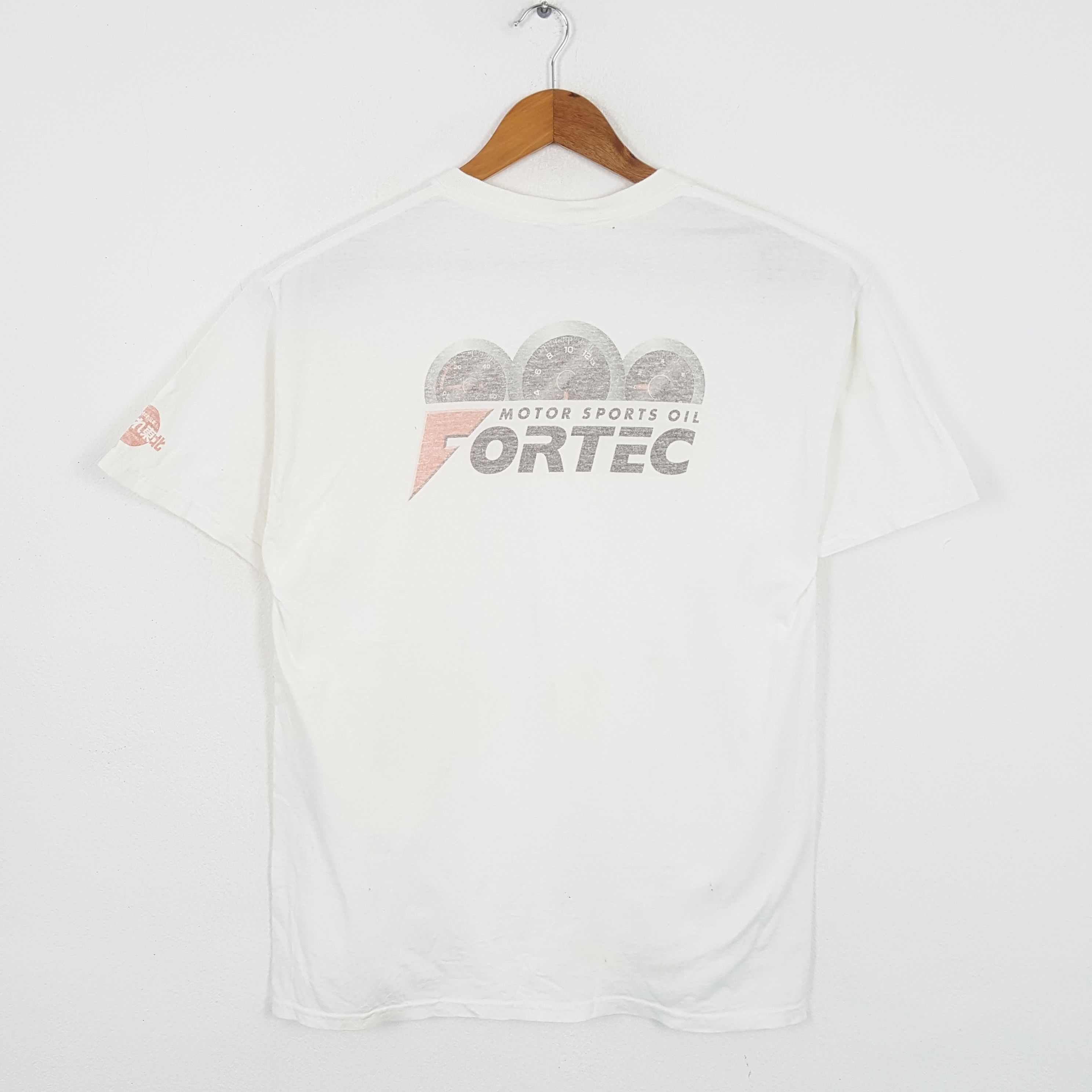 Vintage FORTEC MOTOR SPORTS OIL Racing T-Shirts
