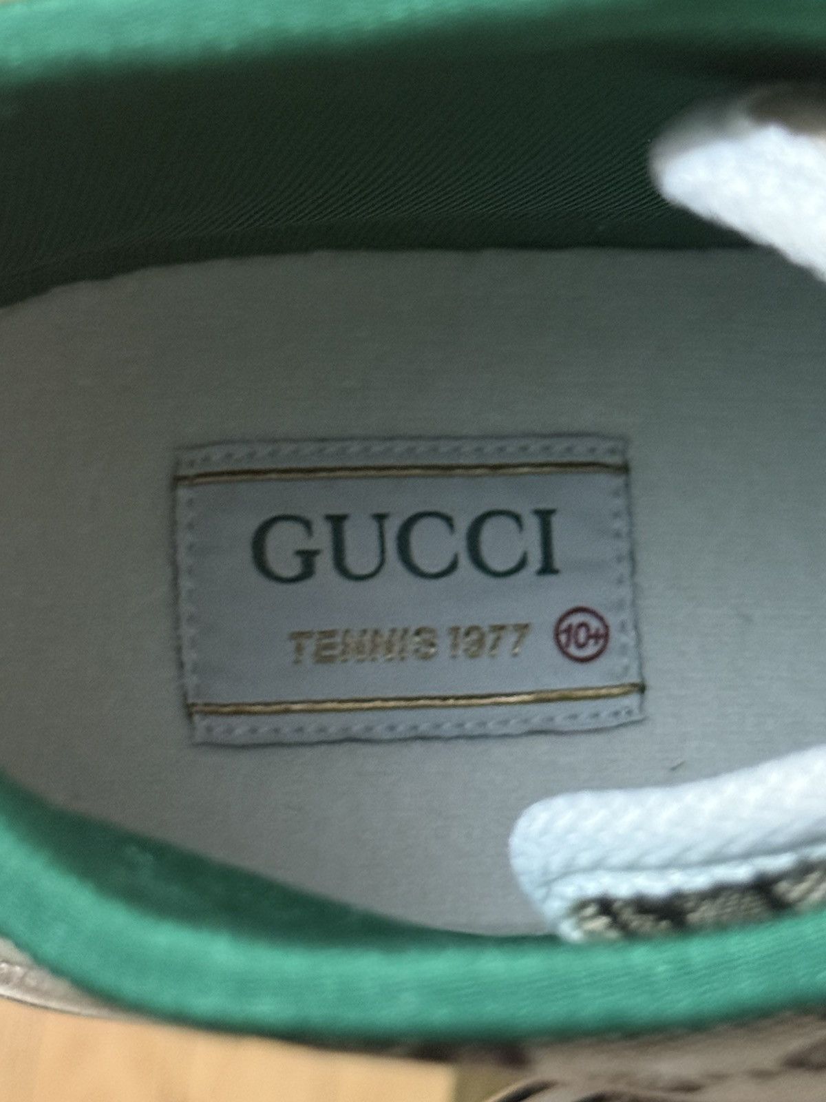 Gucci GUCCI BEIGE PRINT GG SNEAKERS-SIZE 10 - CANVAS HIGH TOP 🎁💎 Size US 10 / EU 43 - 9 Thumbnail