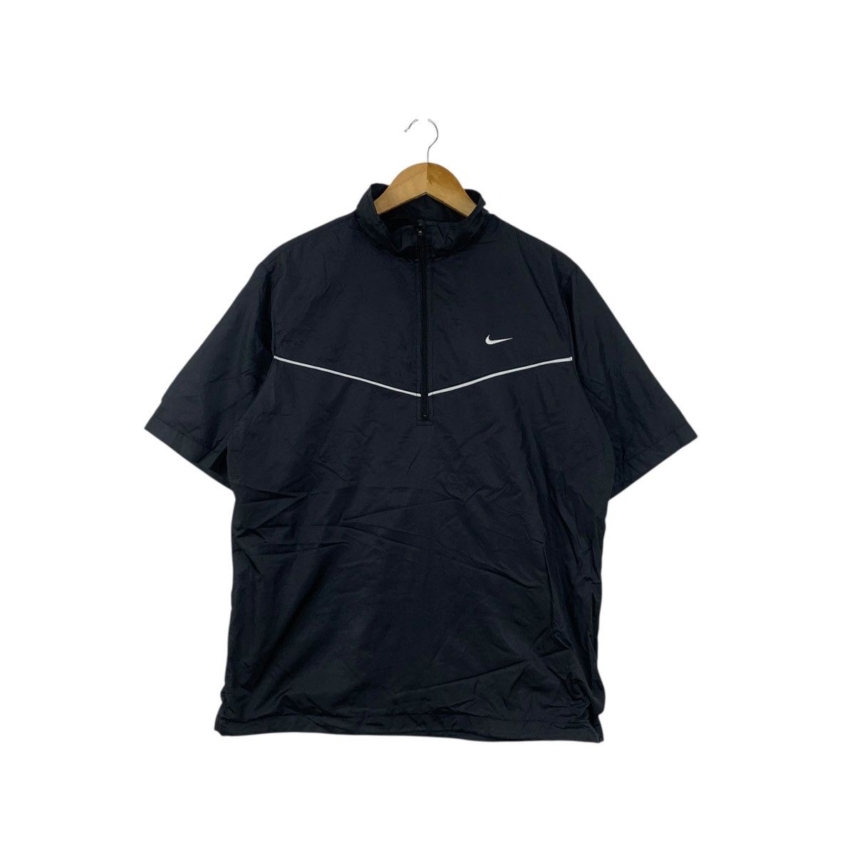 Nike NIKE GOLF COLLECTION Embroidered Swoosh Logo Half Zipper Size US L / EU 52-54 / 3 - 1 Thumbnail