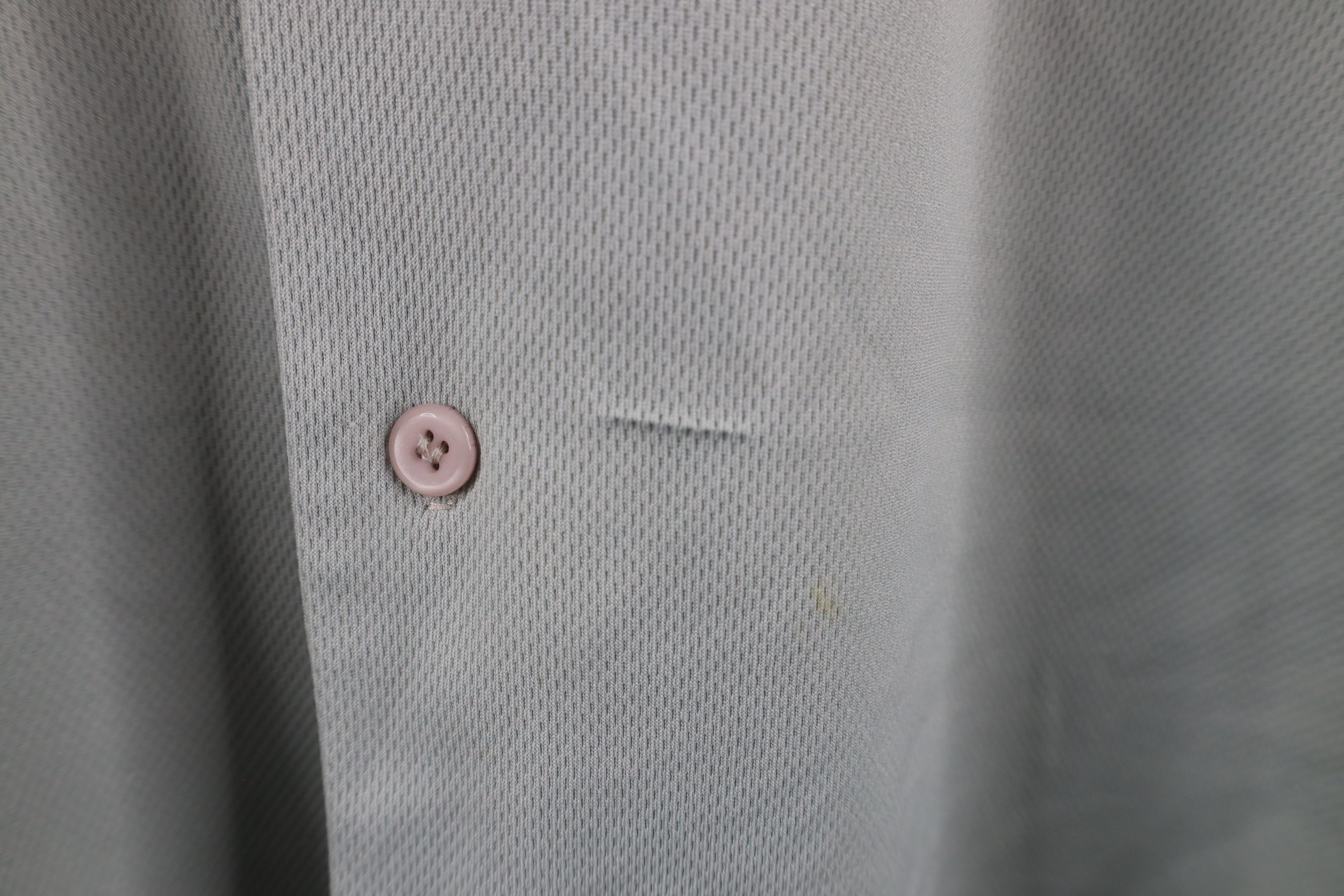Vintage Vintage 90s Short Sleeve Bowling Button Shirt Gray USA Size US XL / EU 56 / 4 - 6 Thumbnail