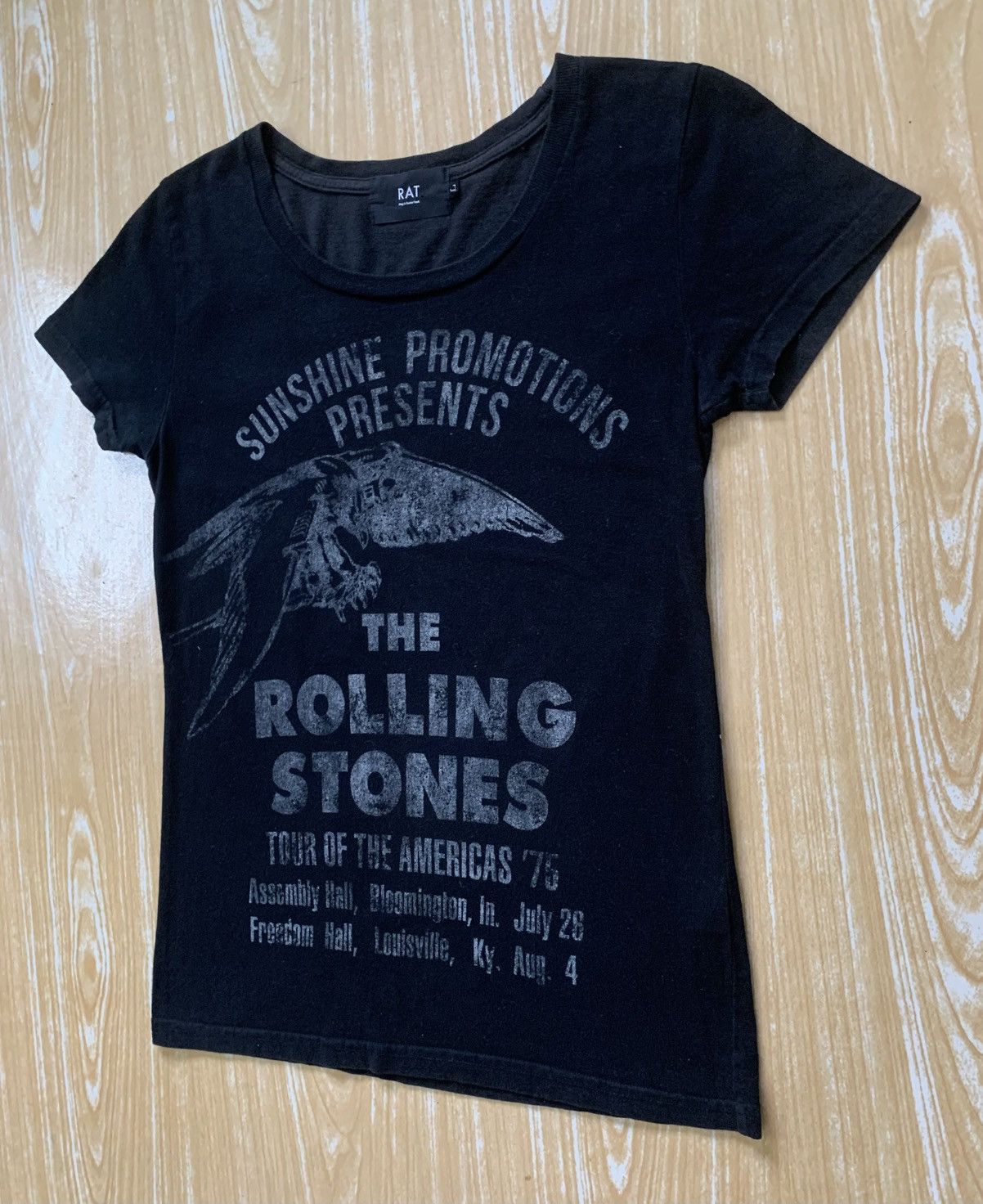 Band Tees × Bravado × The Rolling Stones Sunshine Promotions Presents The Rolling Stone Tour ‘76 Tee Size S / US 4 / IT 40 - 4 Thumbnail