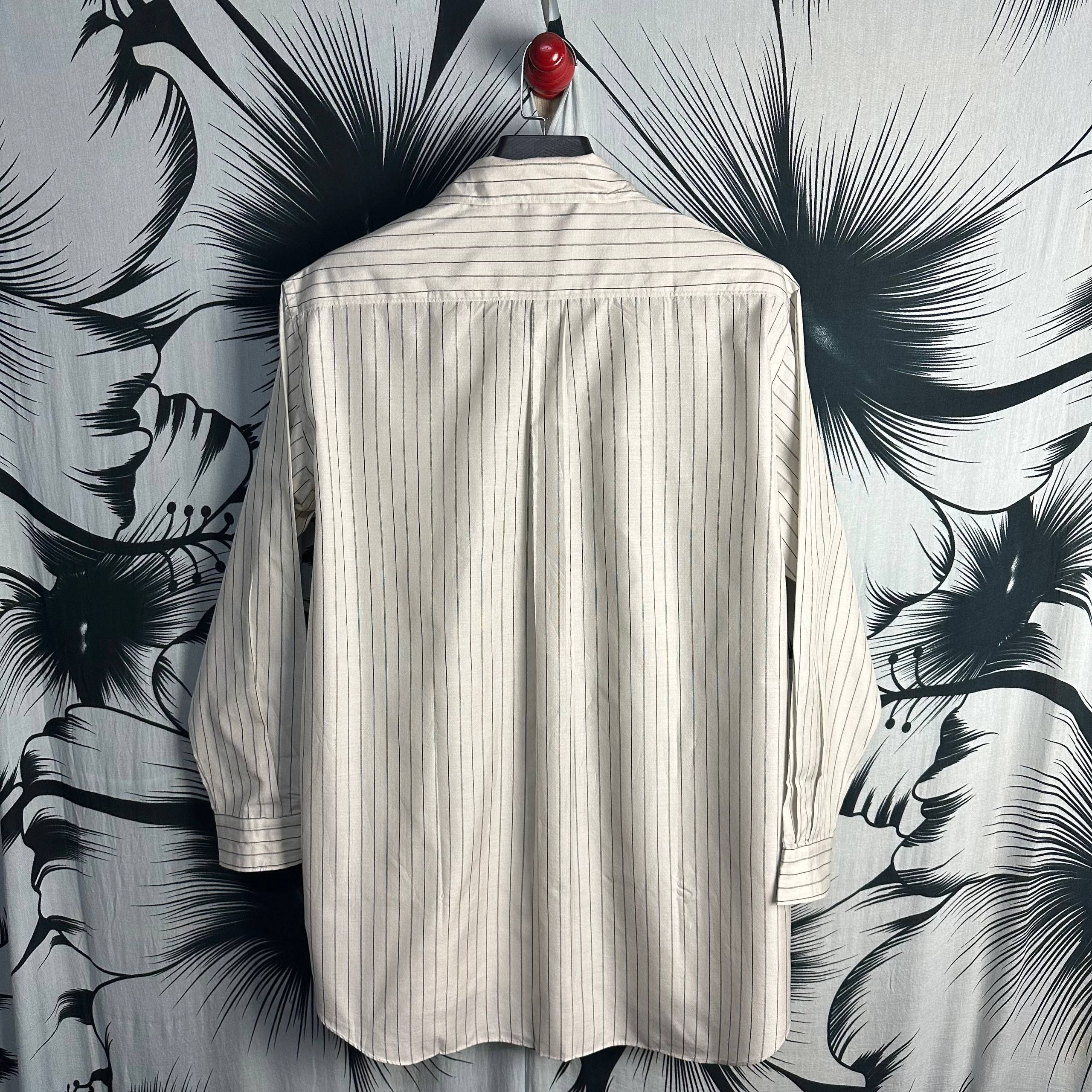 Yohji Yamamoto Archive Vintage 90s Yohji Yamamoto Y’s For Men Striped Shirt Size US XXL / EU 58 / 5 - 5 Thumbnail
