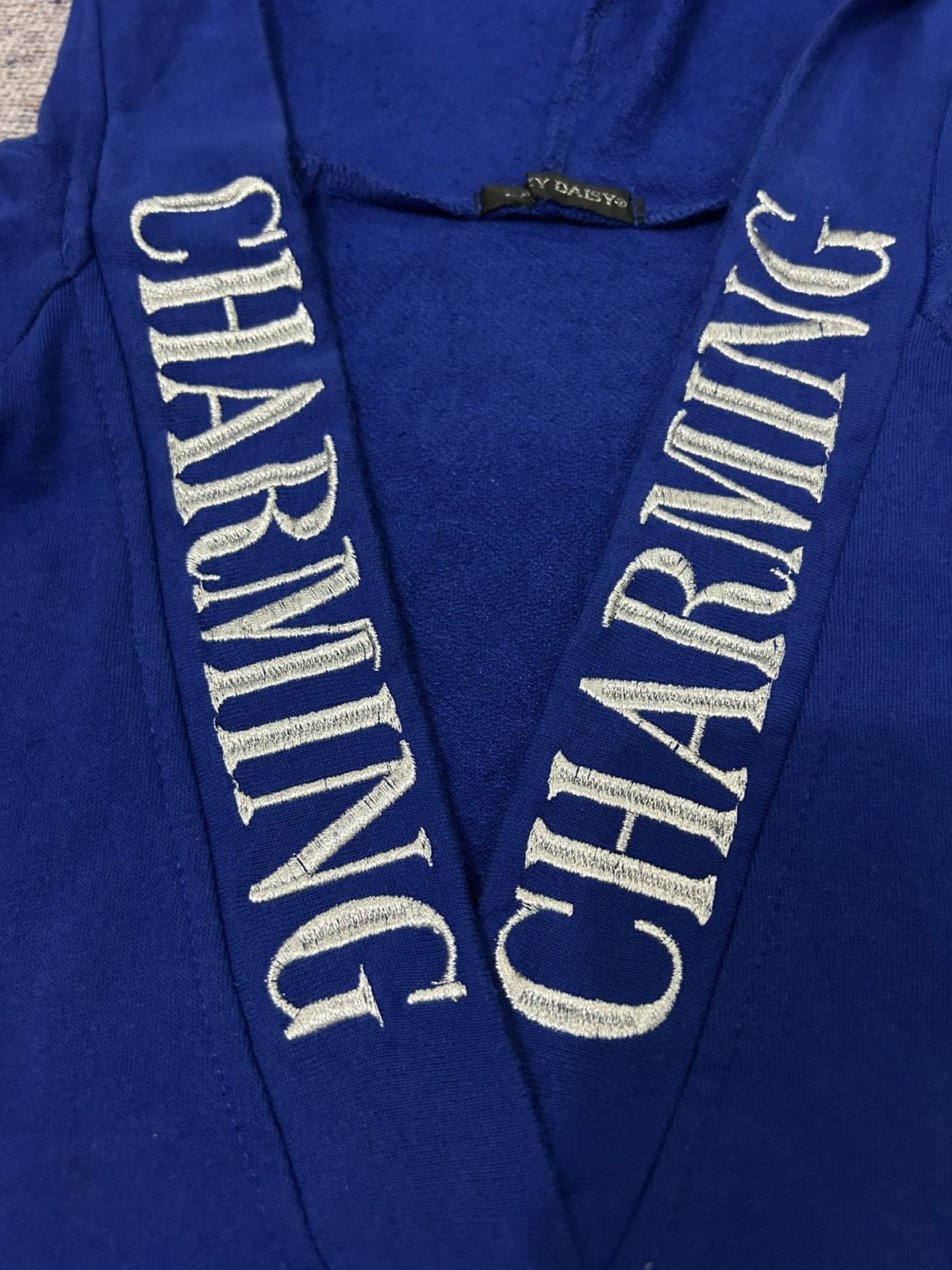 If Six Was Nine × Japanese Brand × Le Grande Bleu (L.G.B.) Lazy Daisy Croos Poem Hoodie Size US M / EU 48-50 / 2 - 8 Thumbnail