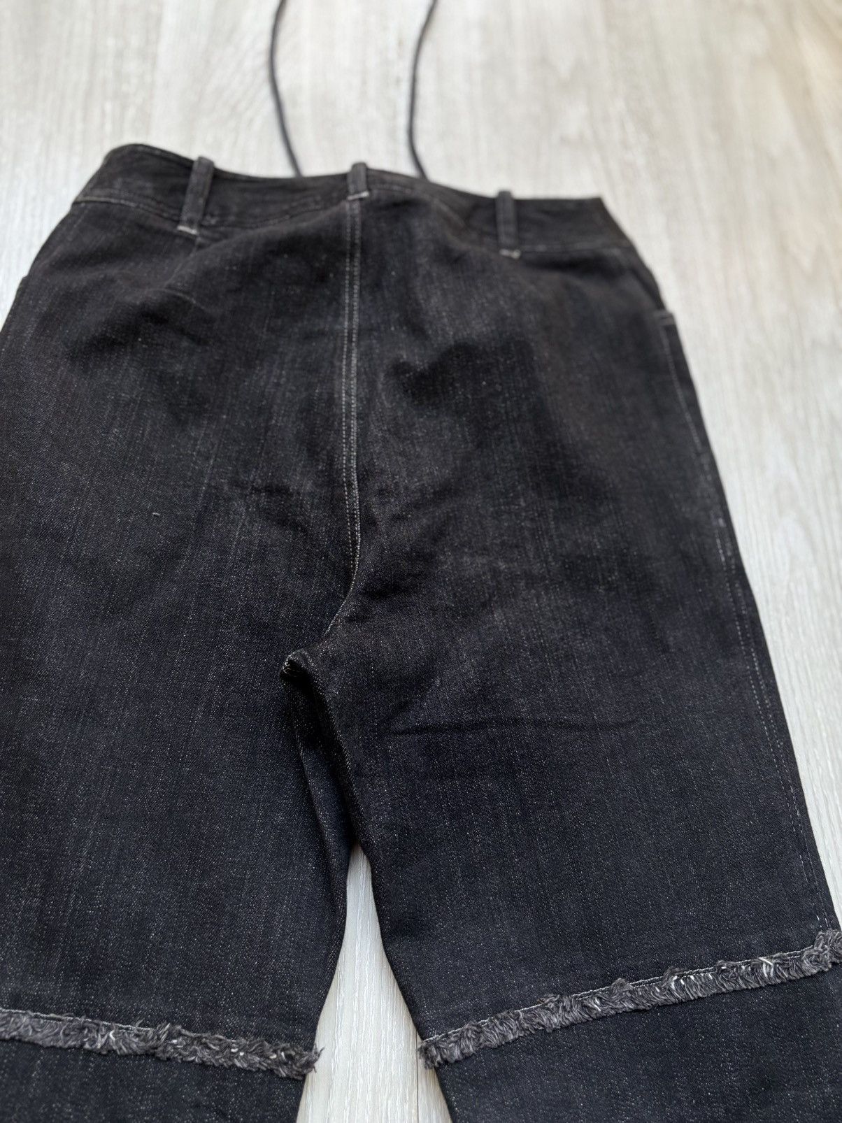 Japanese Brand lace-up flare jeans Size US 26 / EU 42 - 4 Thumbnail