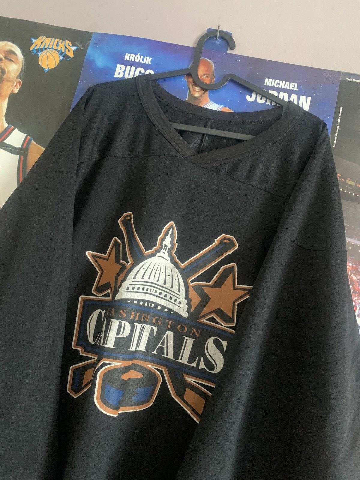 Ccm × NHL × Vintage 90s Vintage CCM Washington Capitals Jersey Size US L / EU 52-54 / 3 - 2 Thumbnail