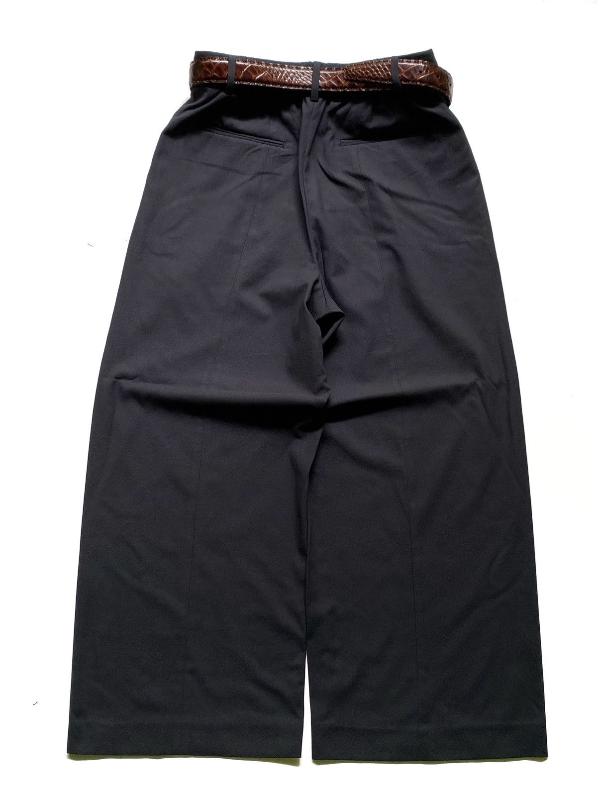 Designer × Japanese Brand × pet-tree-kor SICK💰PLST Pleated Wide Leg Trousers Size US 30 / EU 46 - 2 Thumbnail