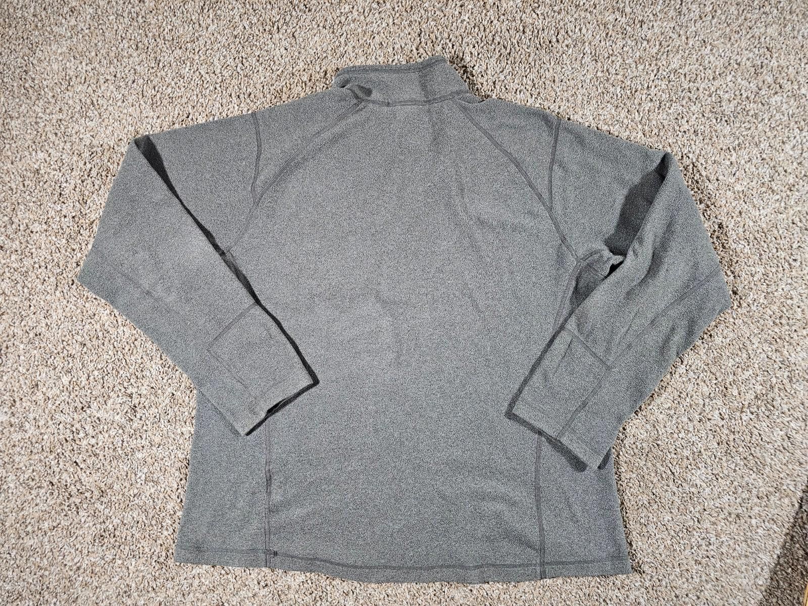 The North Face The North Face Mens L Gray 1/4 Zip Fleece Outdoor Hiking Size US L / EU 52-54 / 3 - 8 Thumbnail
