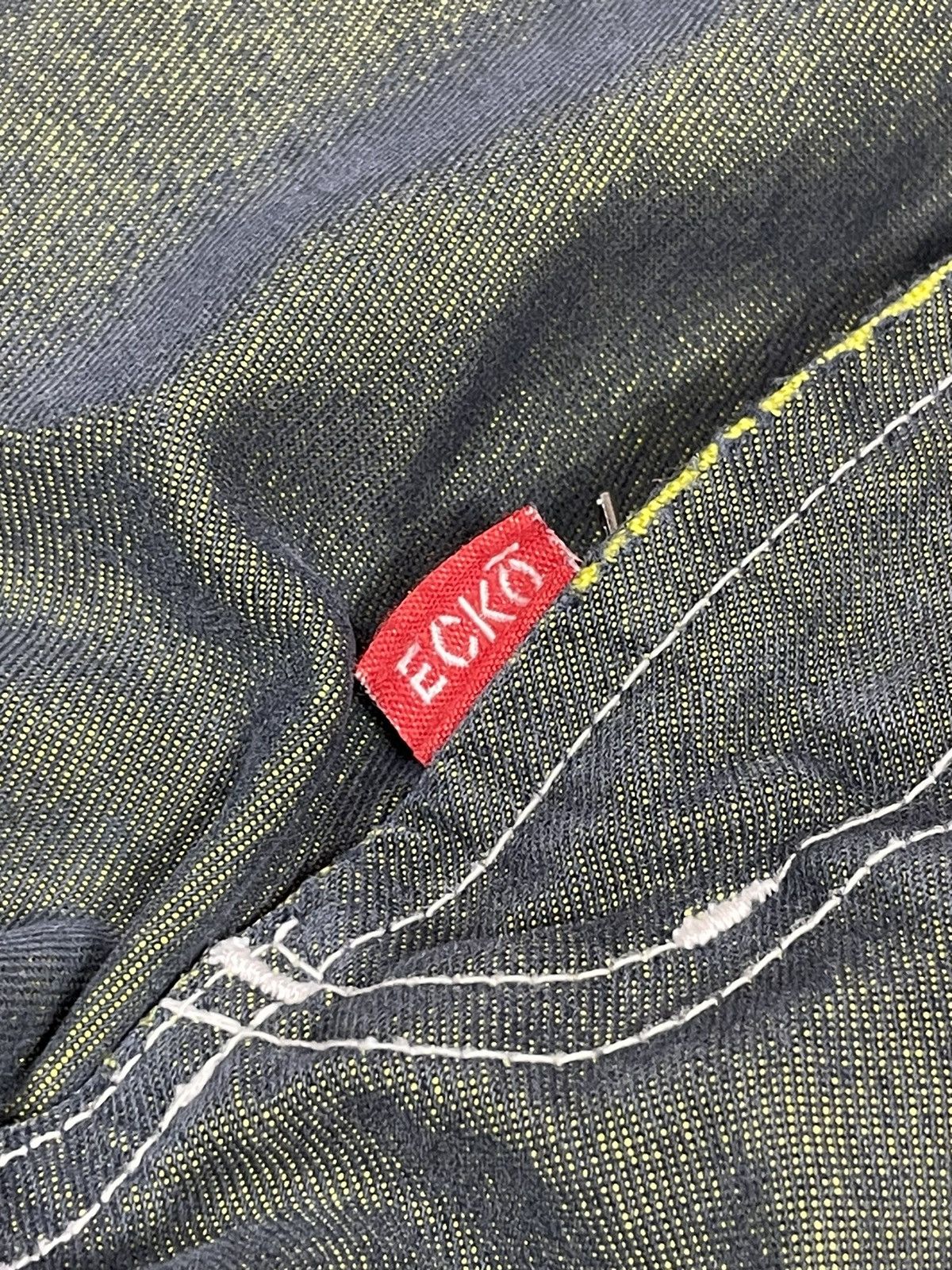 Ecko Unltd. Ecko Unltd Shiny Rap Jeans Vintage Baggy Fit Size US 35 - 7 Thumbnail