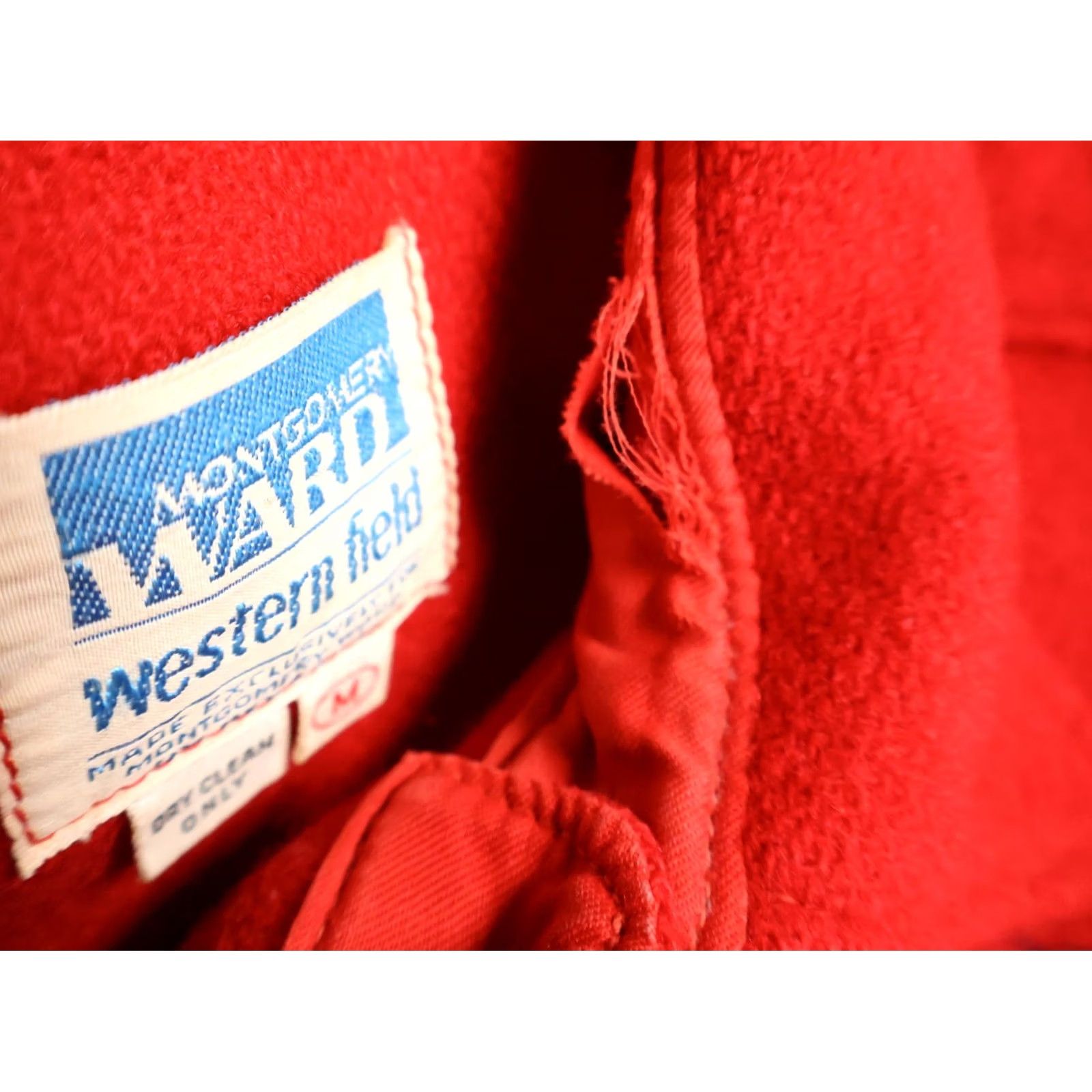 Vintage VINTAGE Montgomery Ward Woolrich Shirt Mens Medium Red Wool Western Field + Patches Shirt Mens Medium Red Wool Western Field + Patches Size US M / EU 48-50 / 2 - 5 Thumbnail