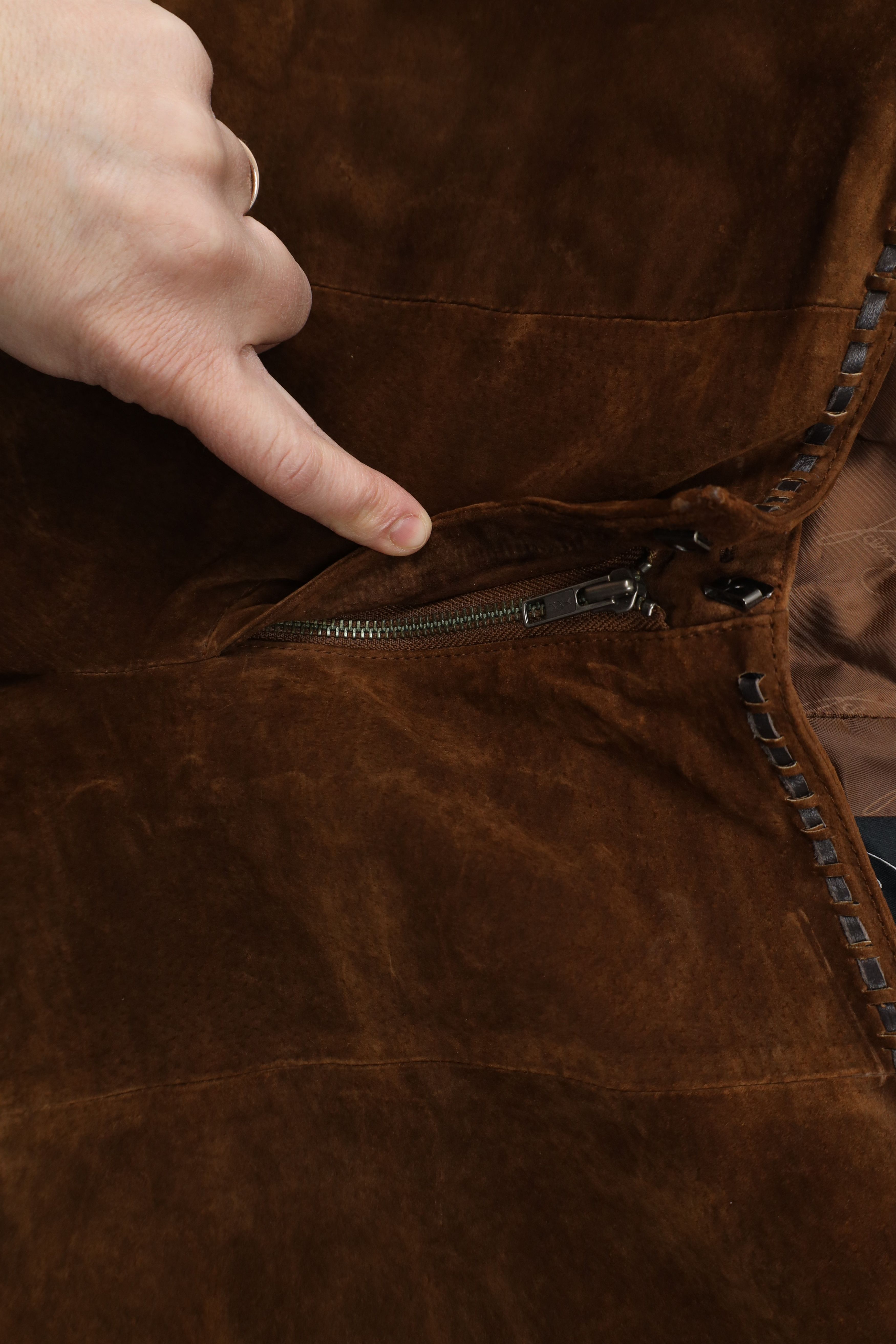 Vintage × Wilsons Leather Vintage Wilsons Leather x Venus Williams Suede Leather Pants Size 34" / US 12 / IT 48 - 6 Thumbnail