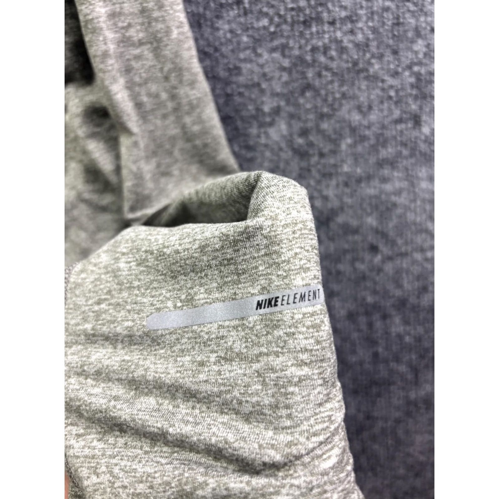 Nike Nike Dri-FIT Element Pullover Mens M Gray 1/4 Zip Long Sleeve Running Top Size US M / EU 48-50 / 2 - 6 Thumbnail