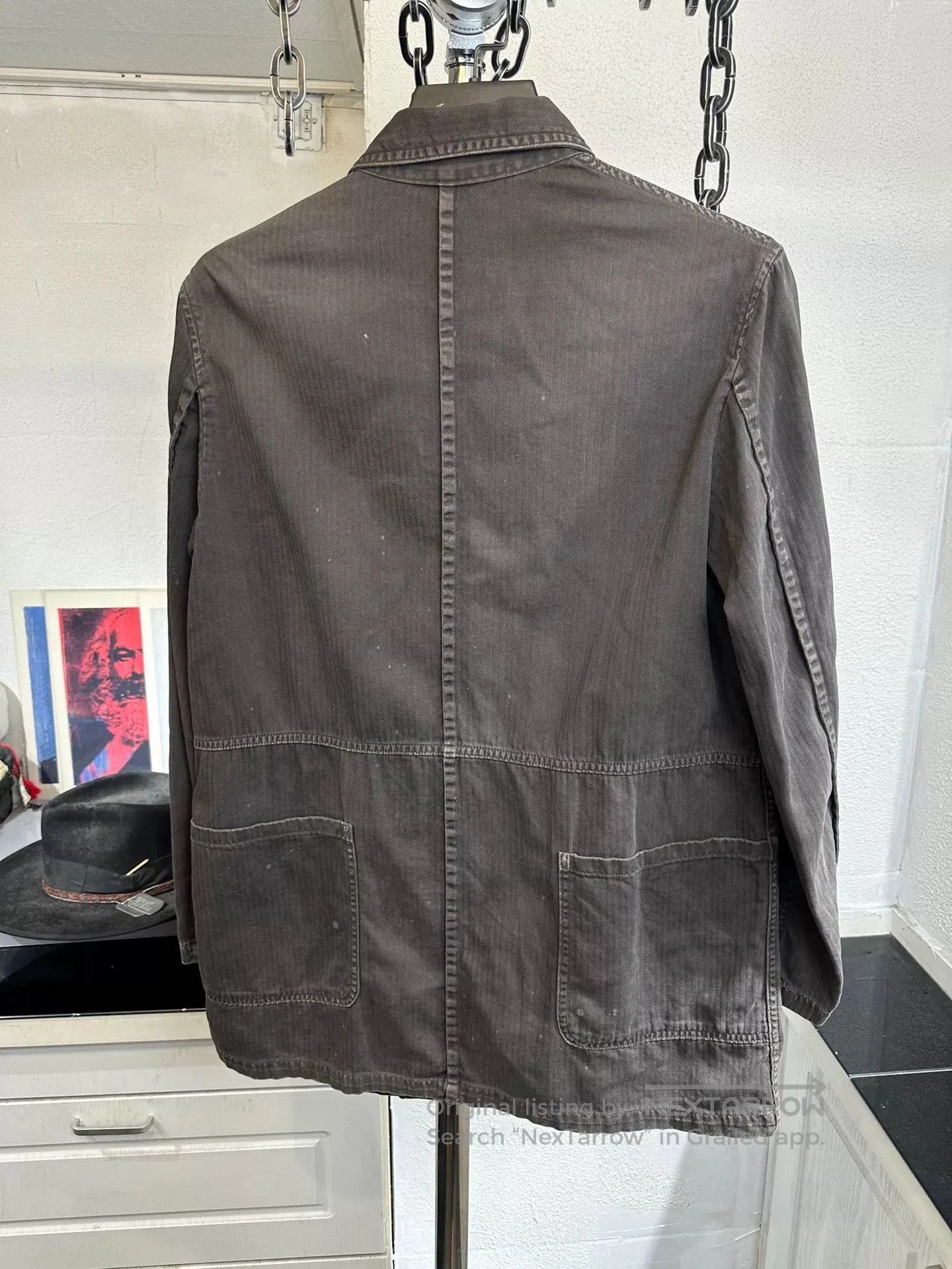 Comme des Garcons Homme Plus undercover water-washed worker jacket. Size US M / EU 48-50 / 2 - 6 Thumbnail